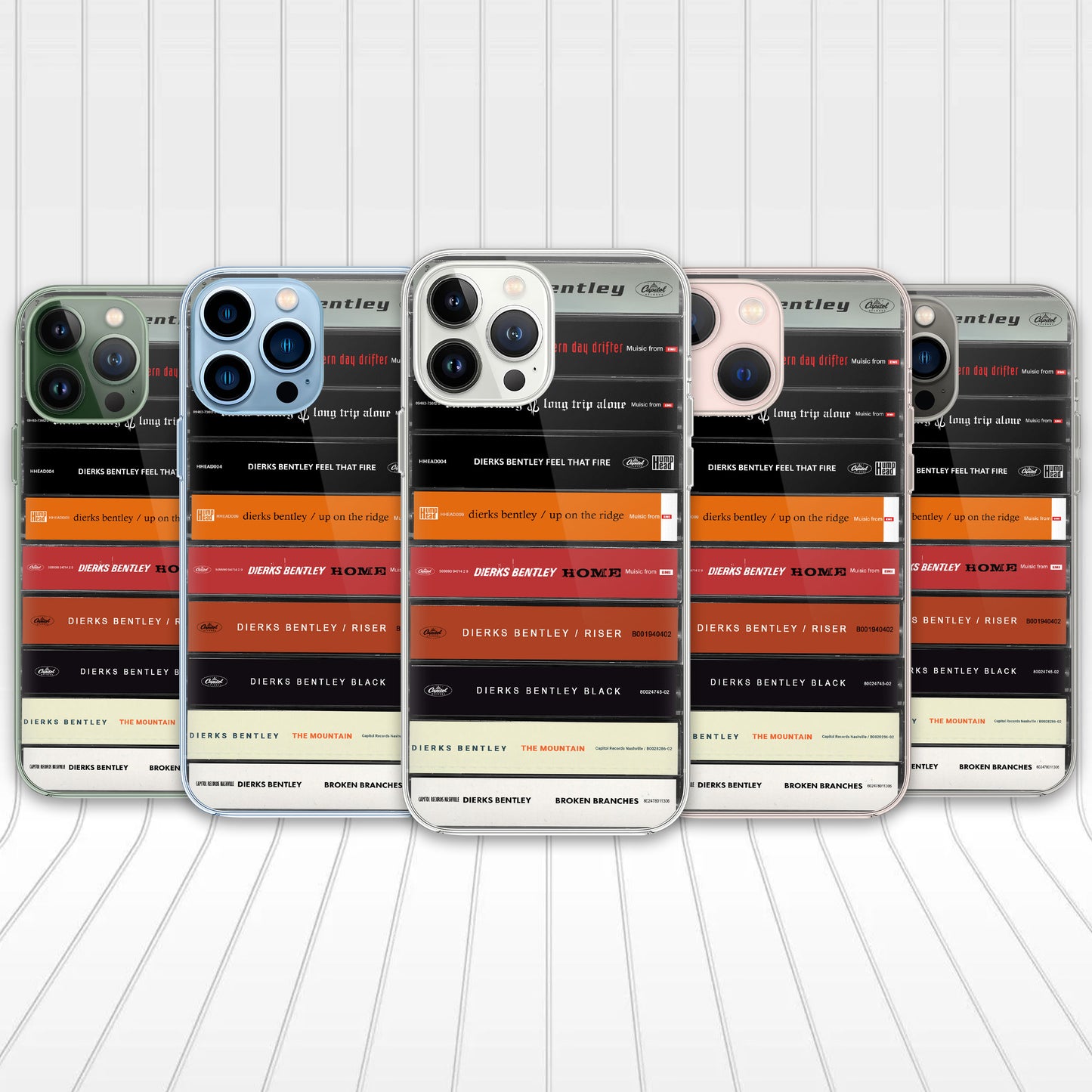 Dierks Bentley Albums Cassette Collection Retro Phone Case
