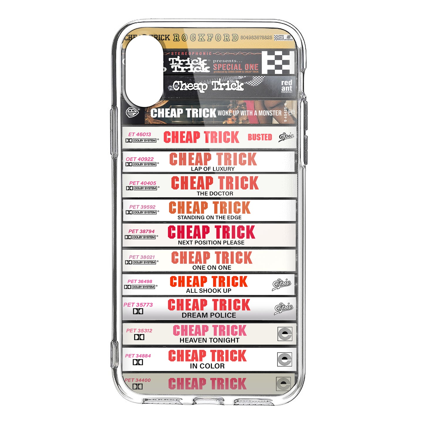 Cheap Trick Albums Cassette Collection Retro Phone Case