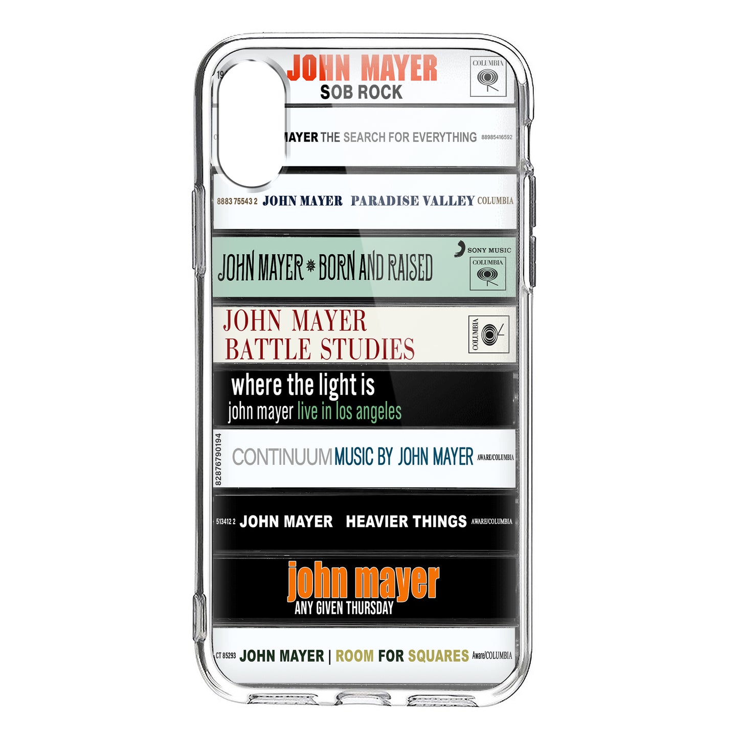 John Maye Albums Cassette Collection Retro Phone Case