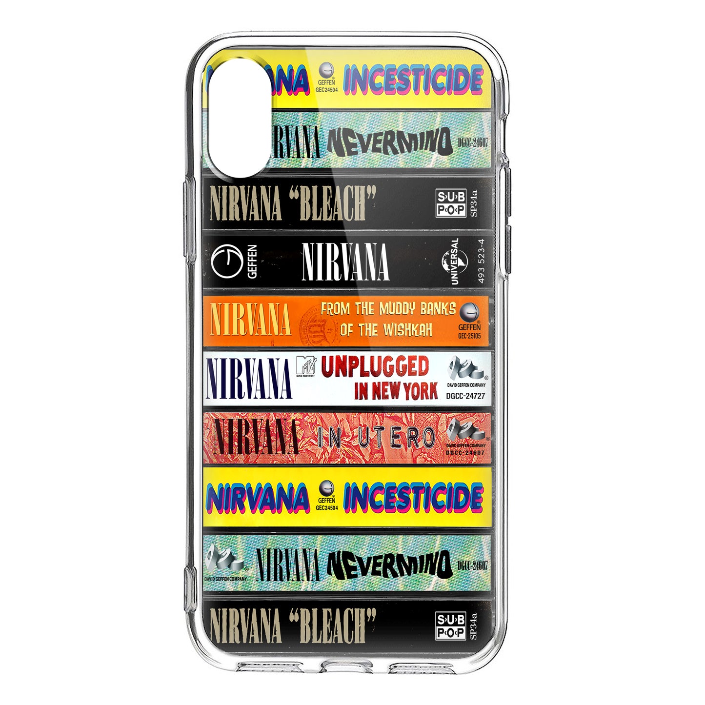 Nirvana Albums Cassette Collection Retro Phone Case