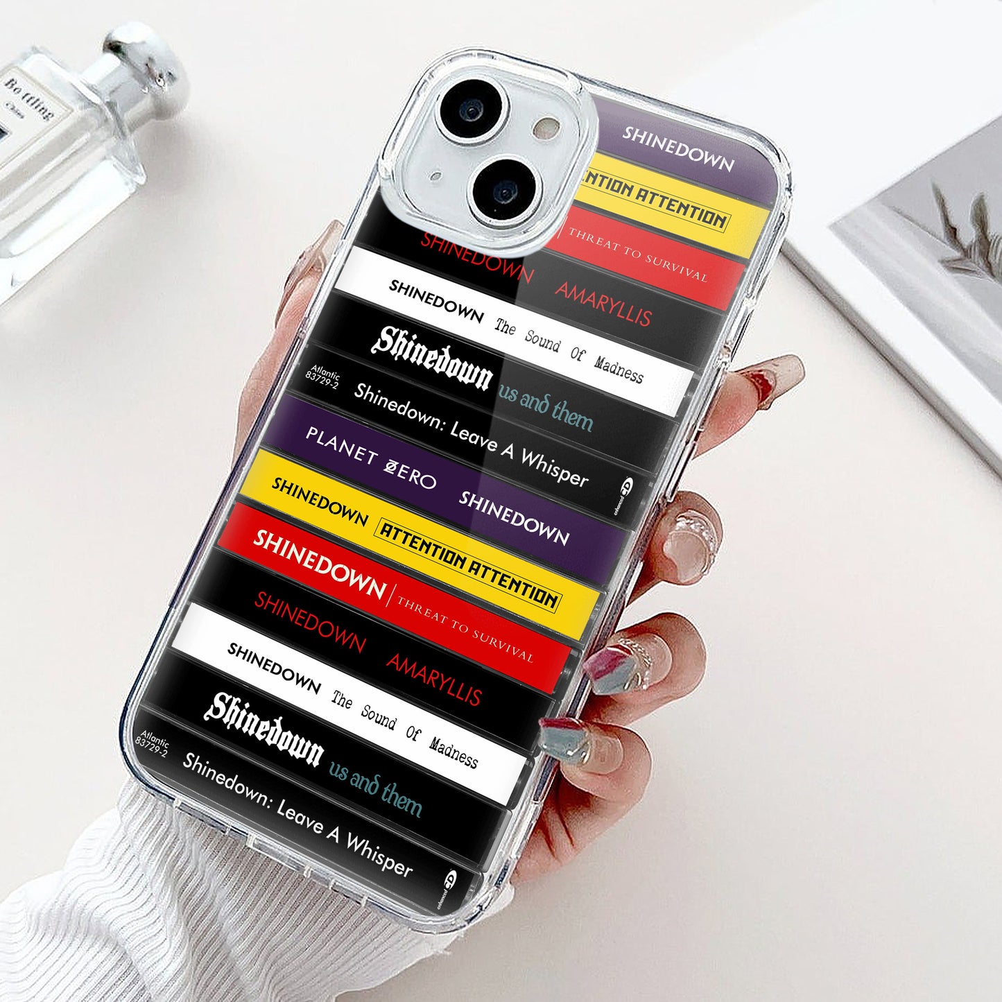 Shinedown Albums Cassette Collection Retro Phone Case