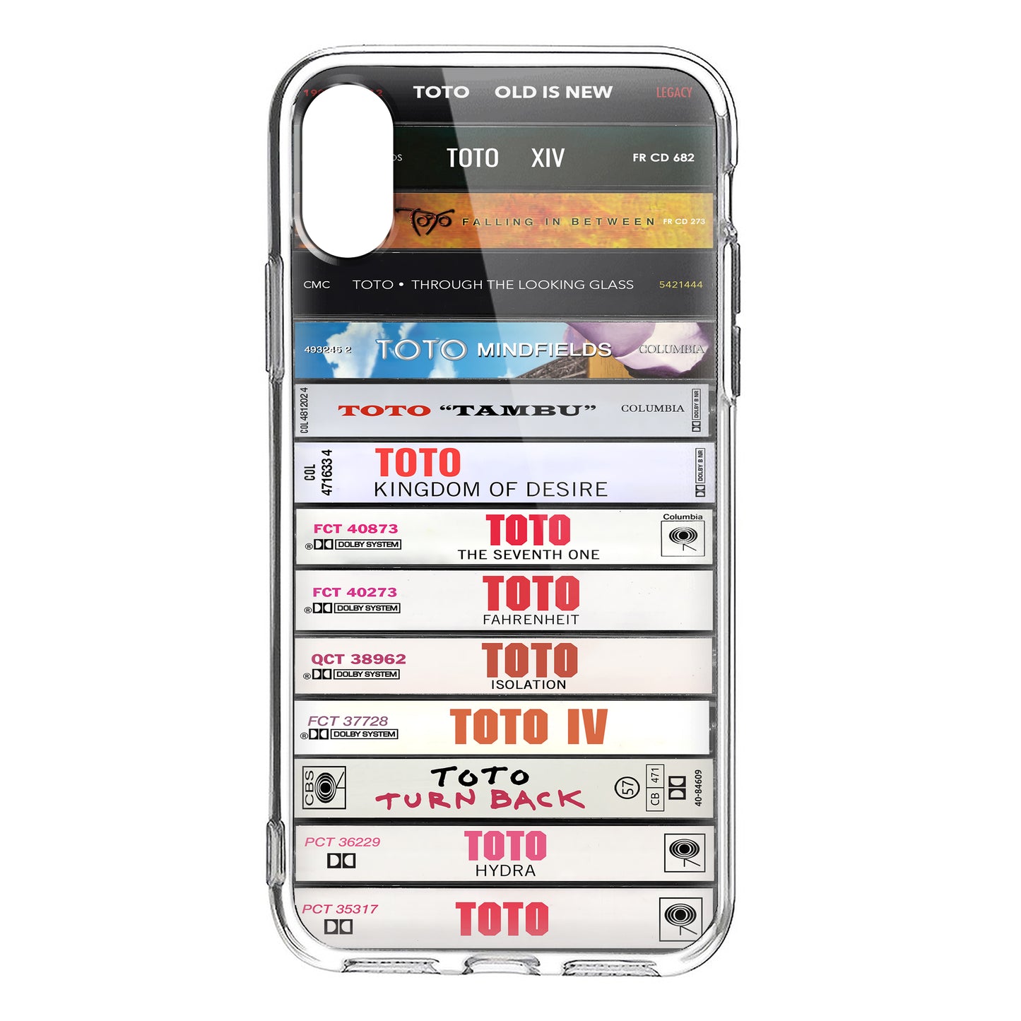 Toto Albums Cassette Collection Retro Phone Case
