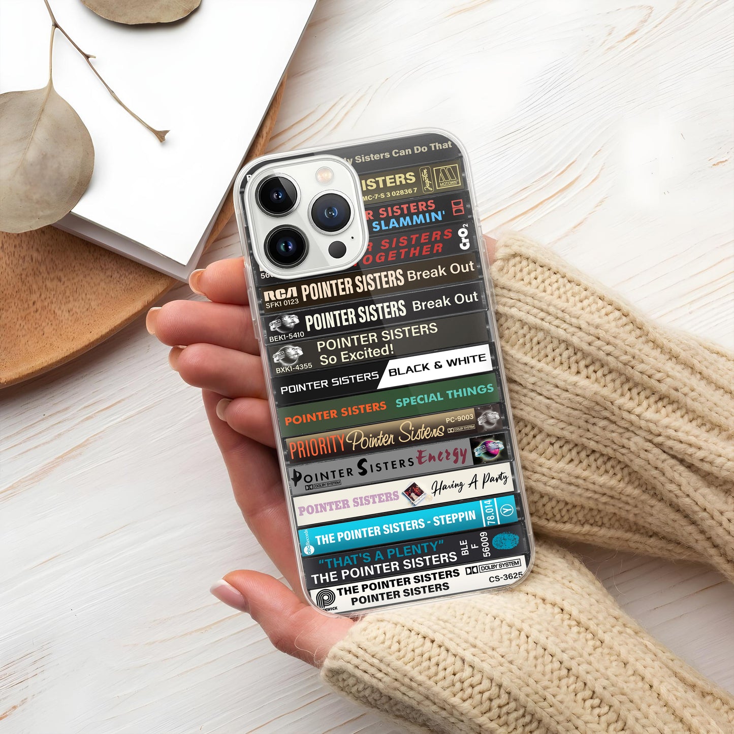 Pointer Sisters Albums Cassette Collection Retro Phone Case