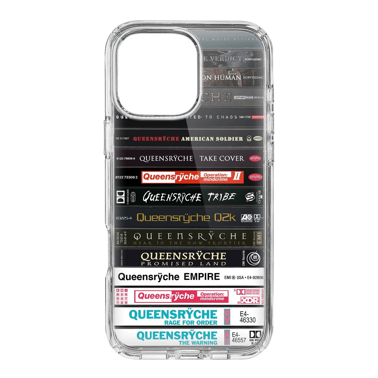Queensryche Albums Cassette Collection Retro Magsafe Phone Case
