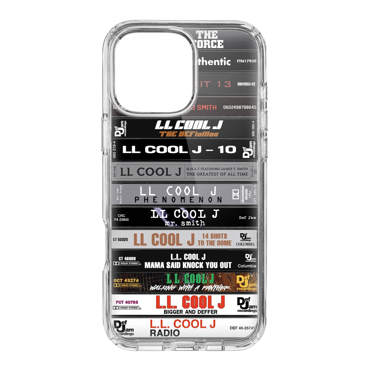 LL Cool J Albums Cassette Collection Retro Phone Case