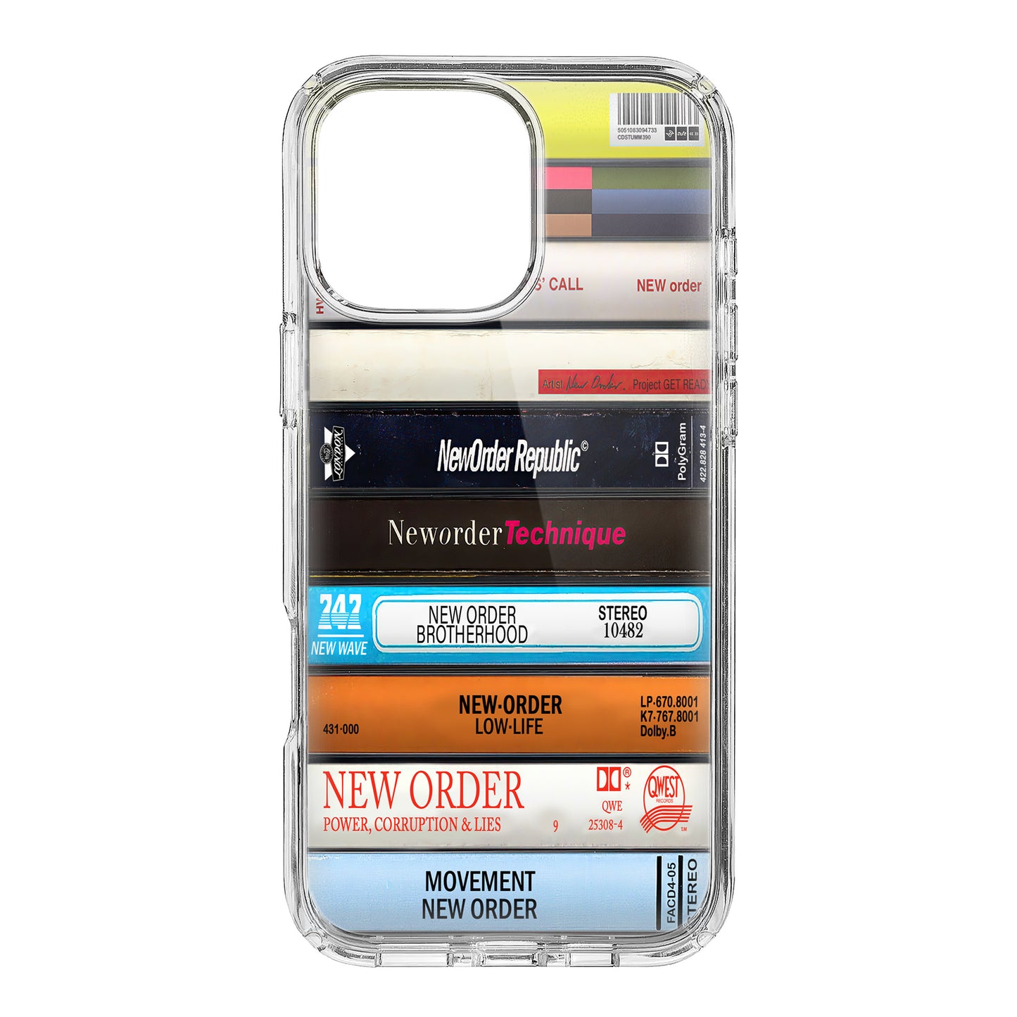 New Order Albums Cassette Collection Retro Phone Case
