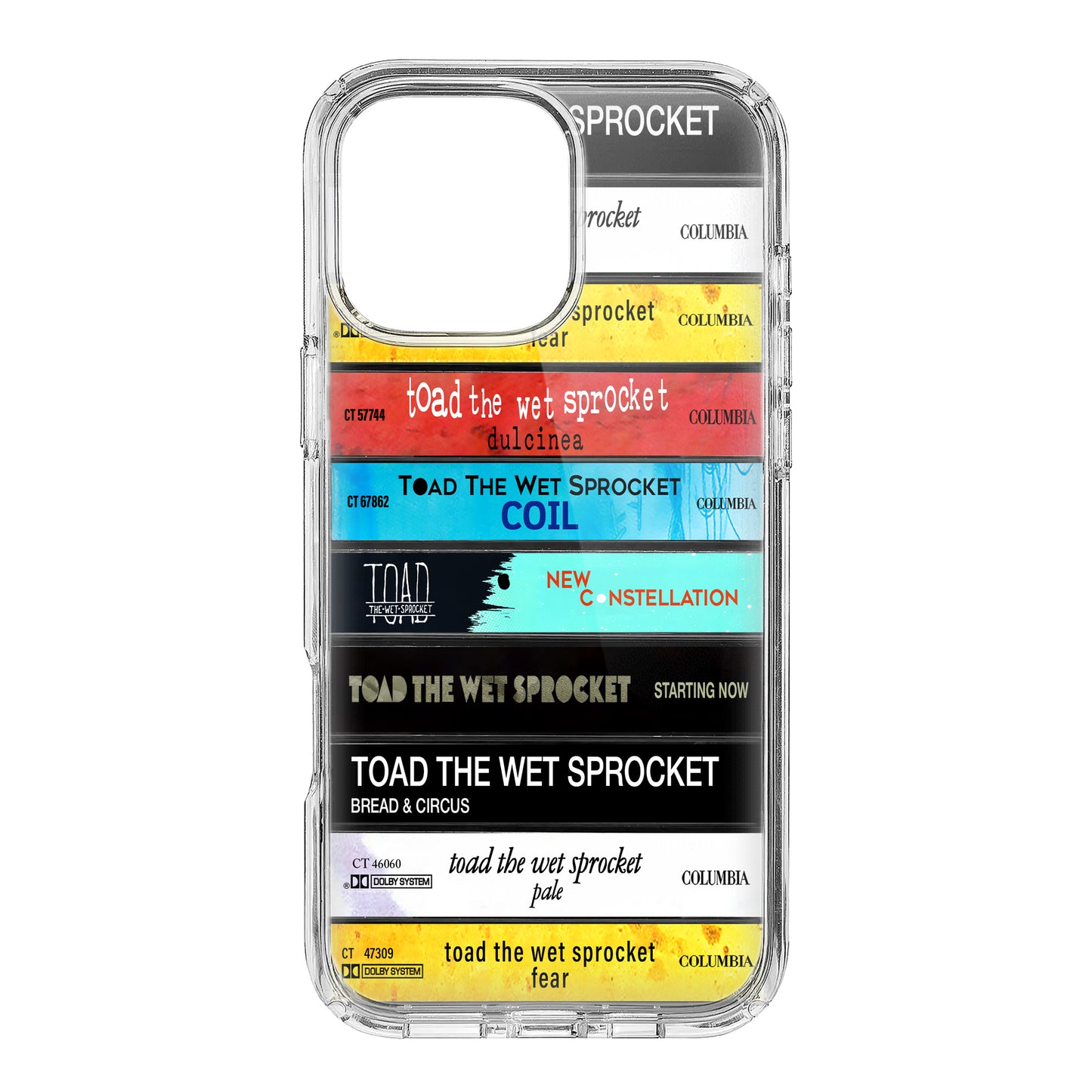 Toad the Wet Sprocket Albums Cassette Collection Retro Phone Case