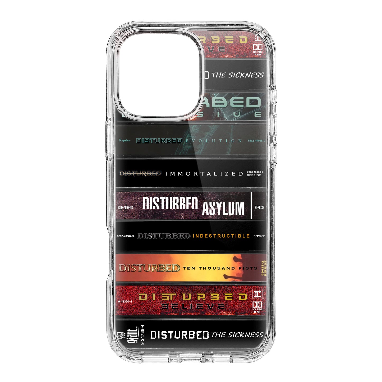 Disturbed Albums Cassette Collection Retro Phone Case