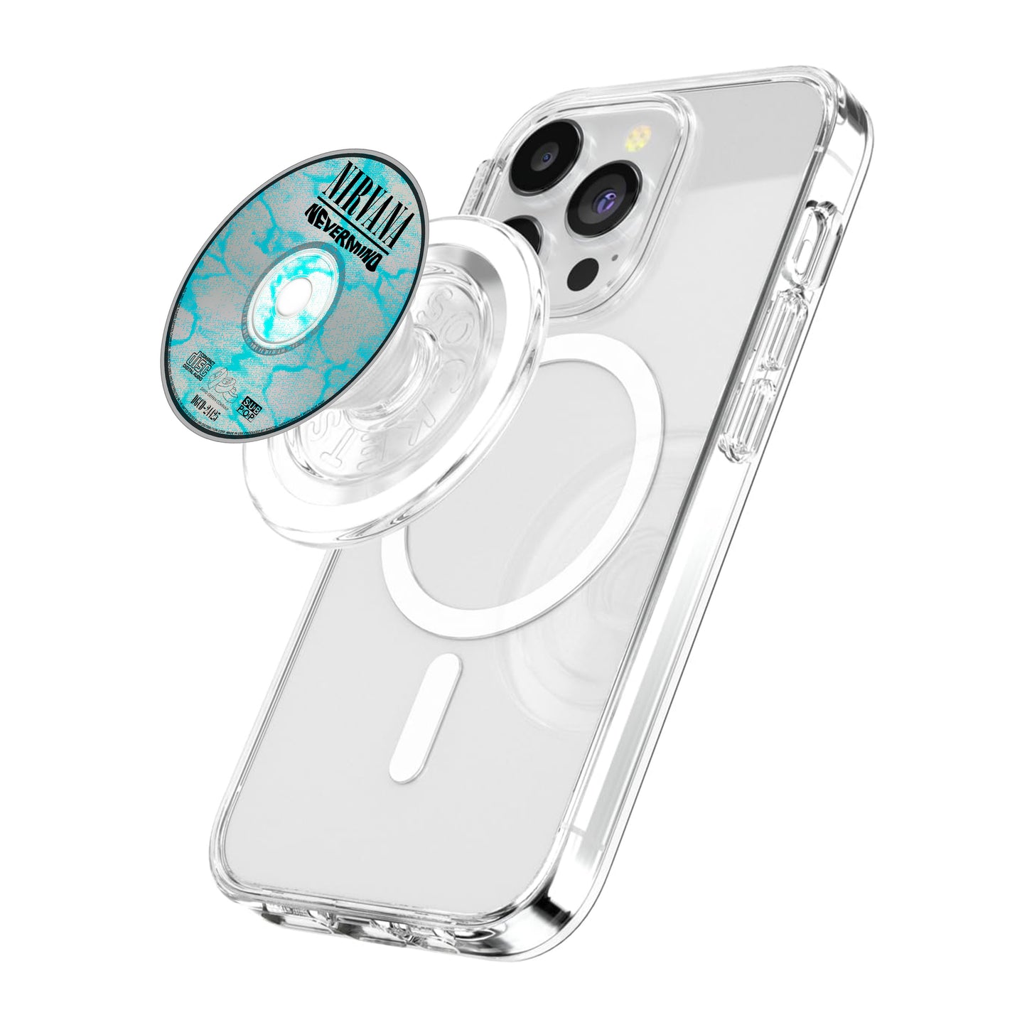 Nevermind CD Magnetic Phone Grip - Nirvana