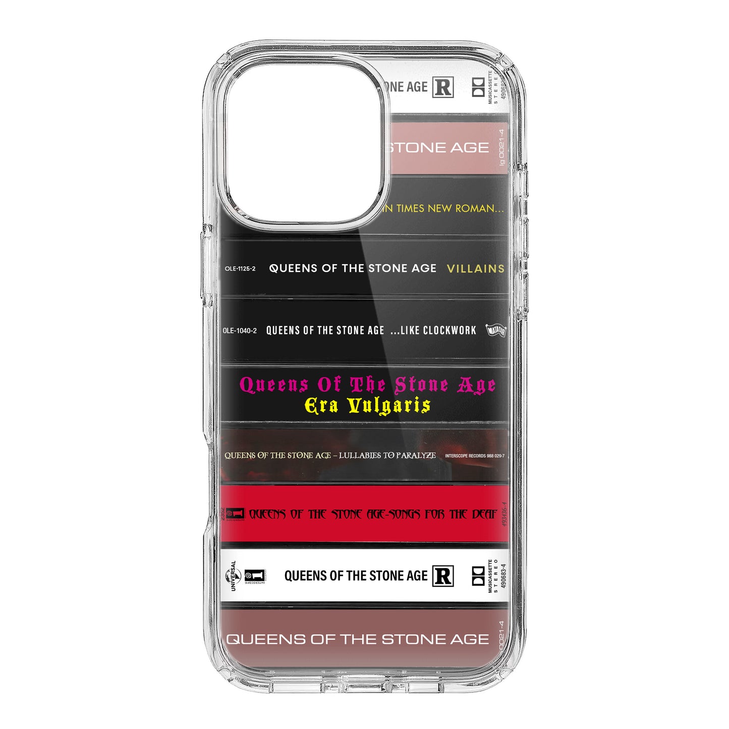Queens of the Stone Age Albums Cassette Collection Retro Phone Case