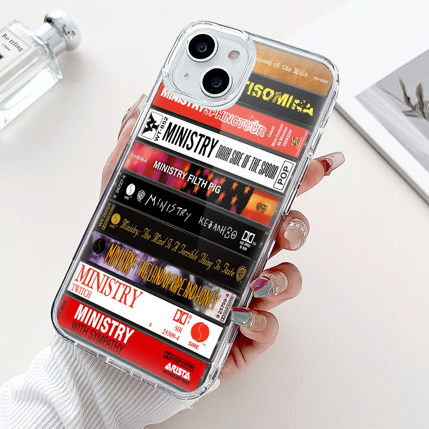 Ministry Albums Cassette Collection Retro Phone Case