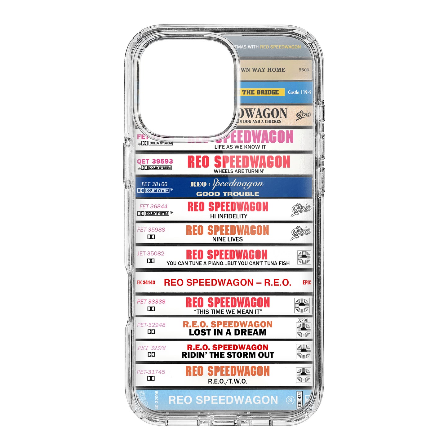 REO Speedwagon Albums Cassette Collection Retro Phone Case