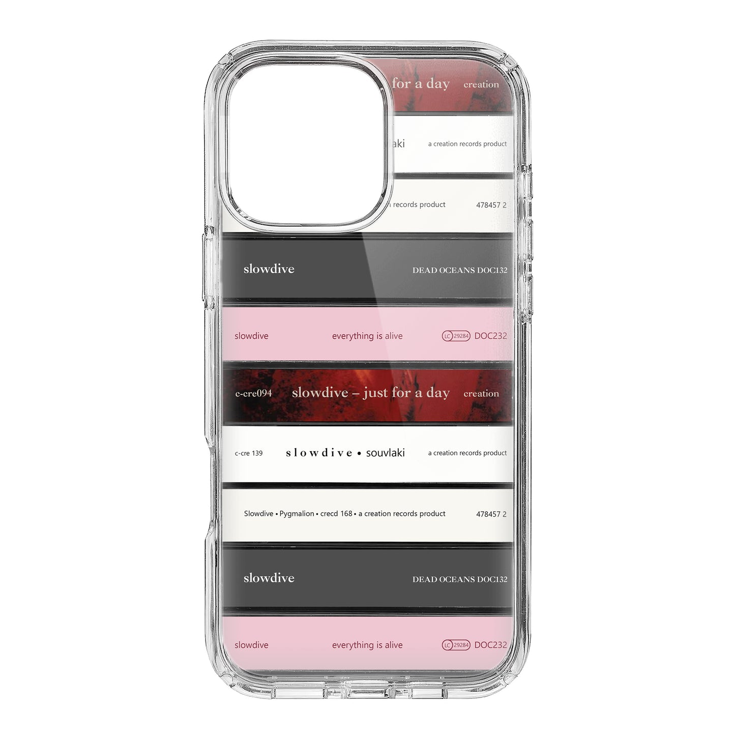 Slowdive Albums Cassette Collection Retro Phone Case