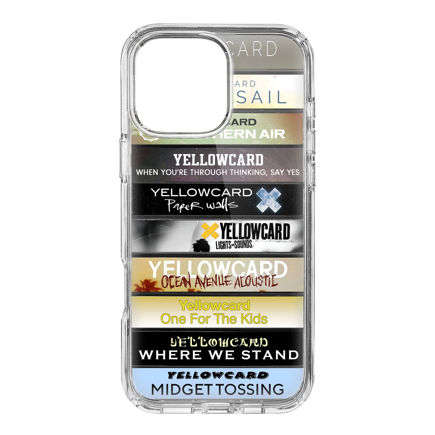 Yellowcard Albums Cassette Collection Retro Phone Case