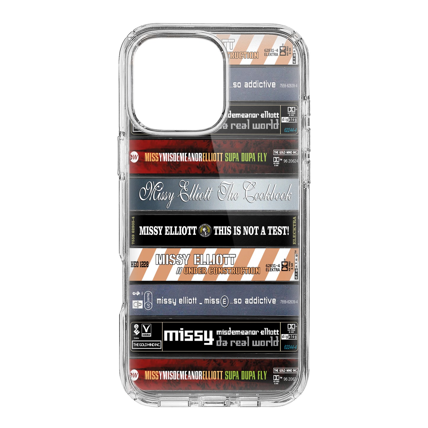Missy Elliott Albums Cassette Collection Retro Phone Case