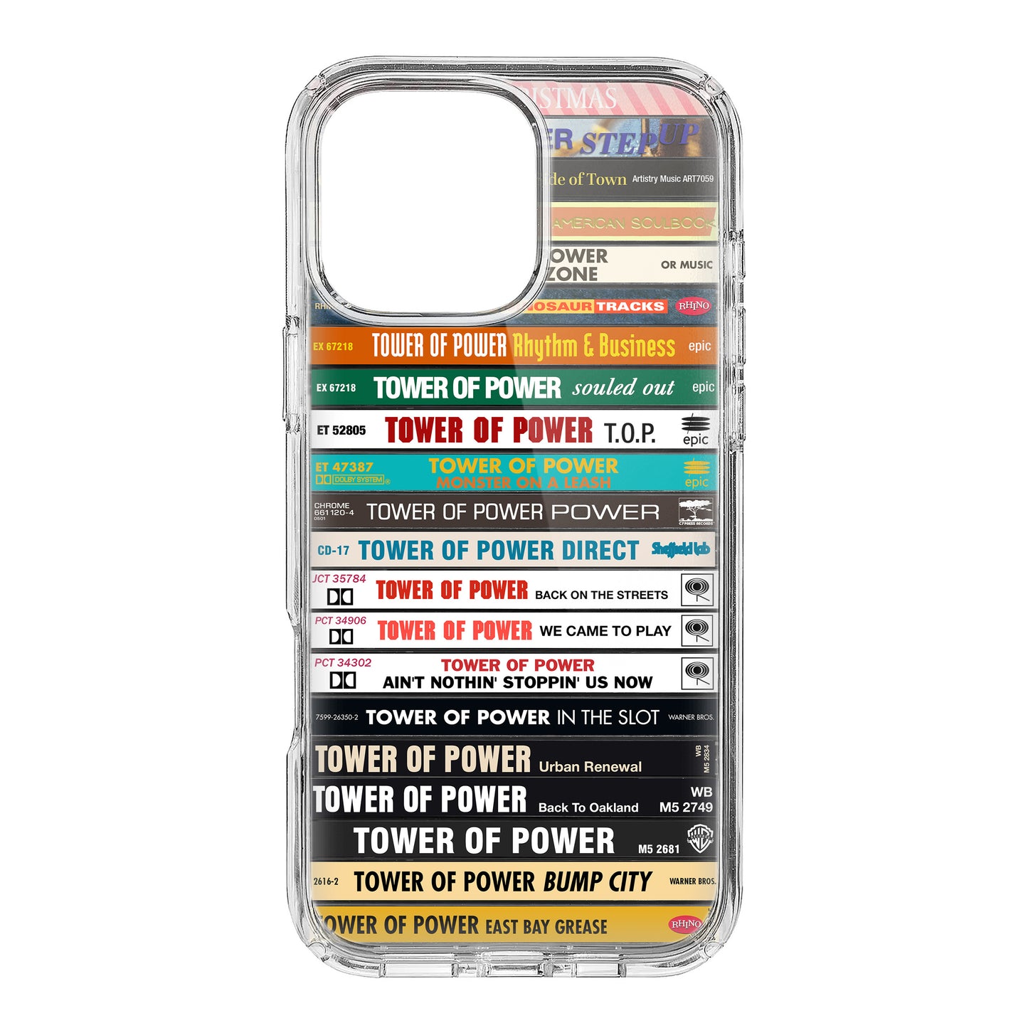 The Tower of Power Albums Cassette Collection Retro Phone Case