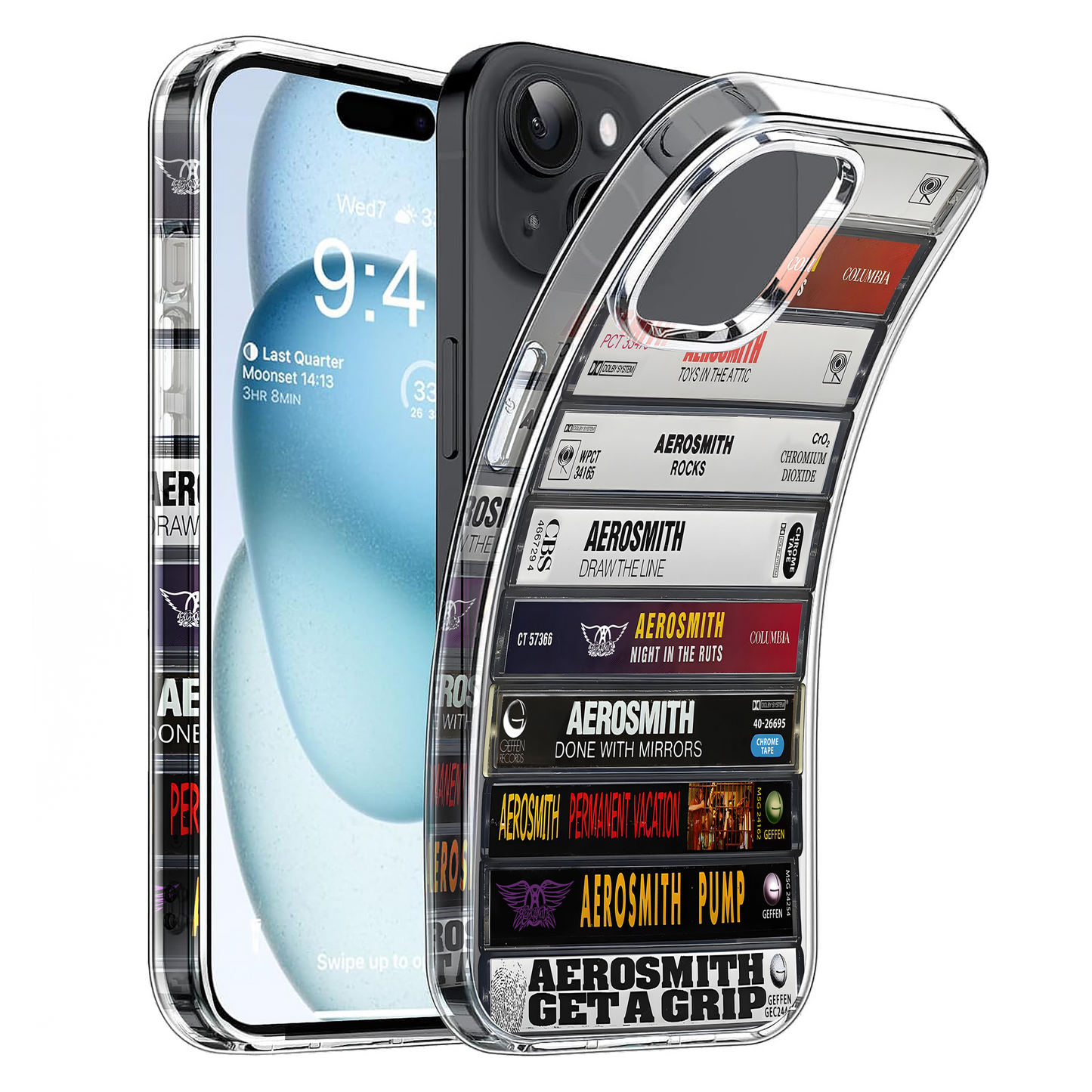 Aerosmith Albums Cassette Collection Retro MagSafe Phone Case