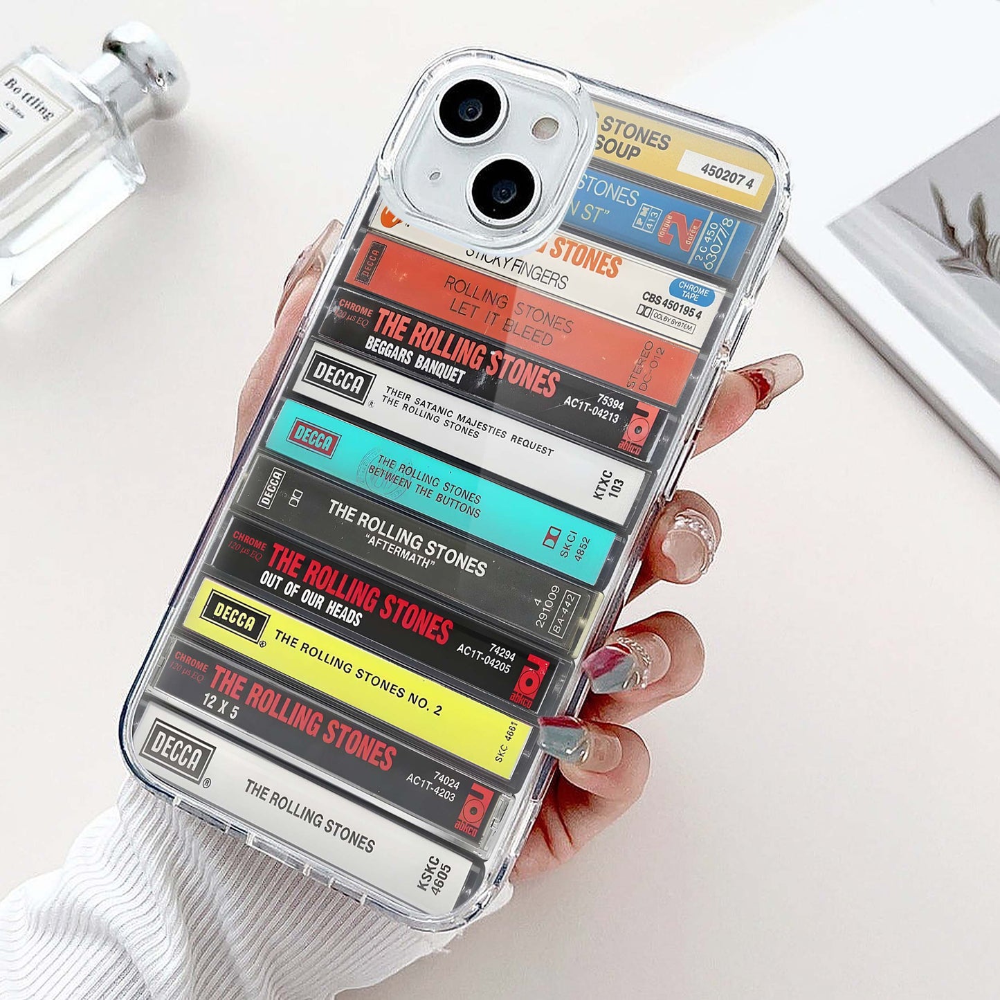 Rolling Stones Albums Cassette Collection Retro Phone Case