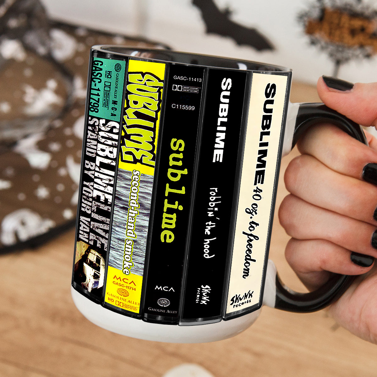 Sublime Albums Cassette Collection Retro Accent Mug