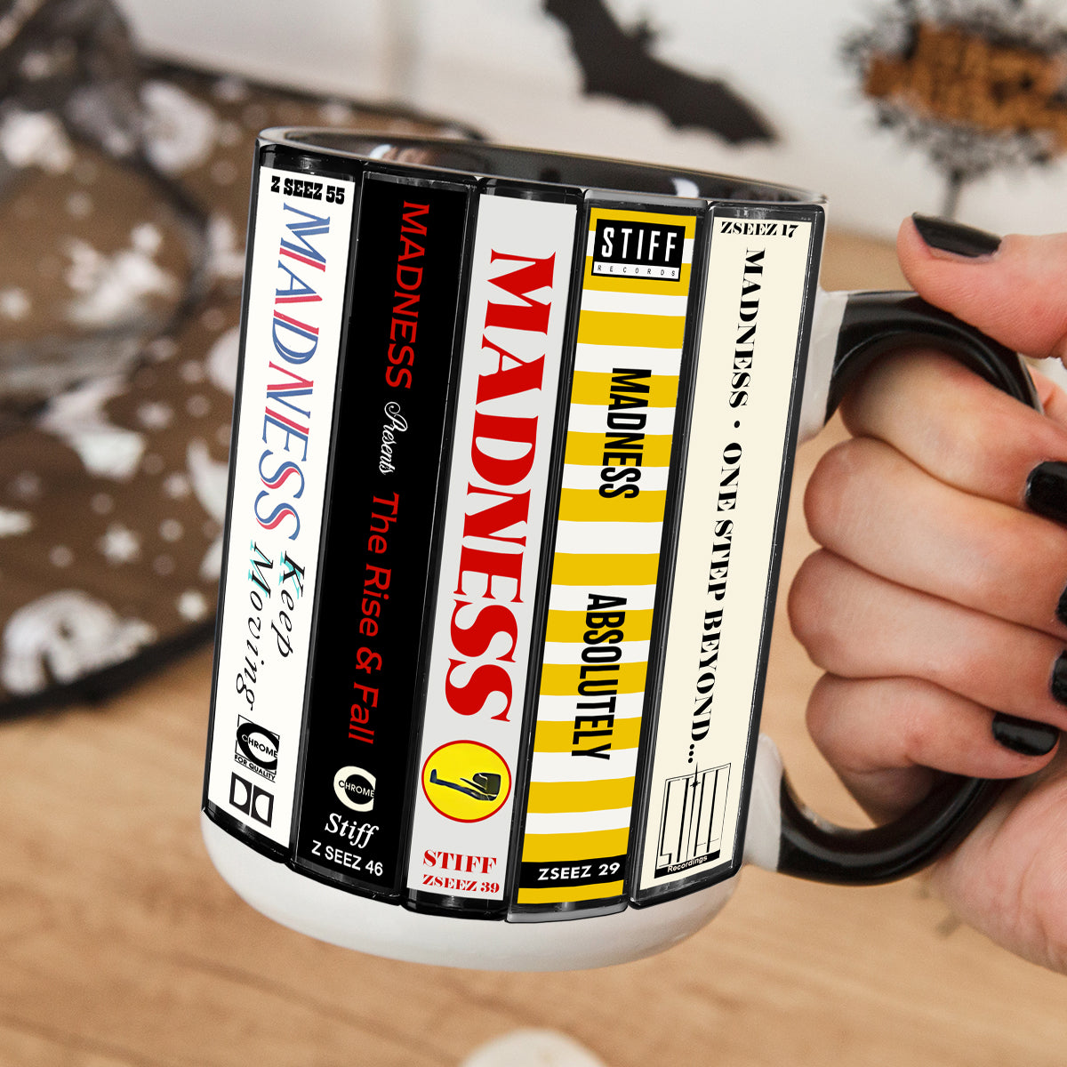 Madness Albums Cassette Collection Retro Accent Mug