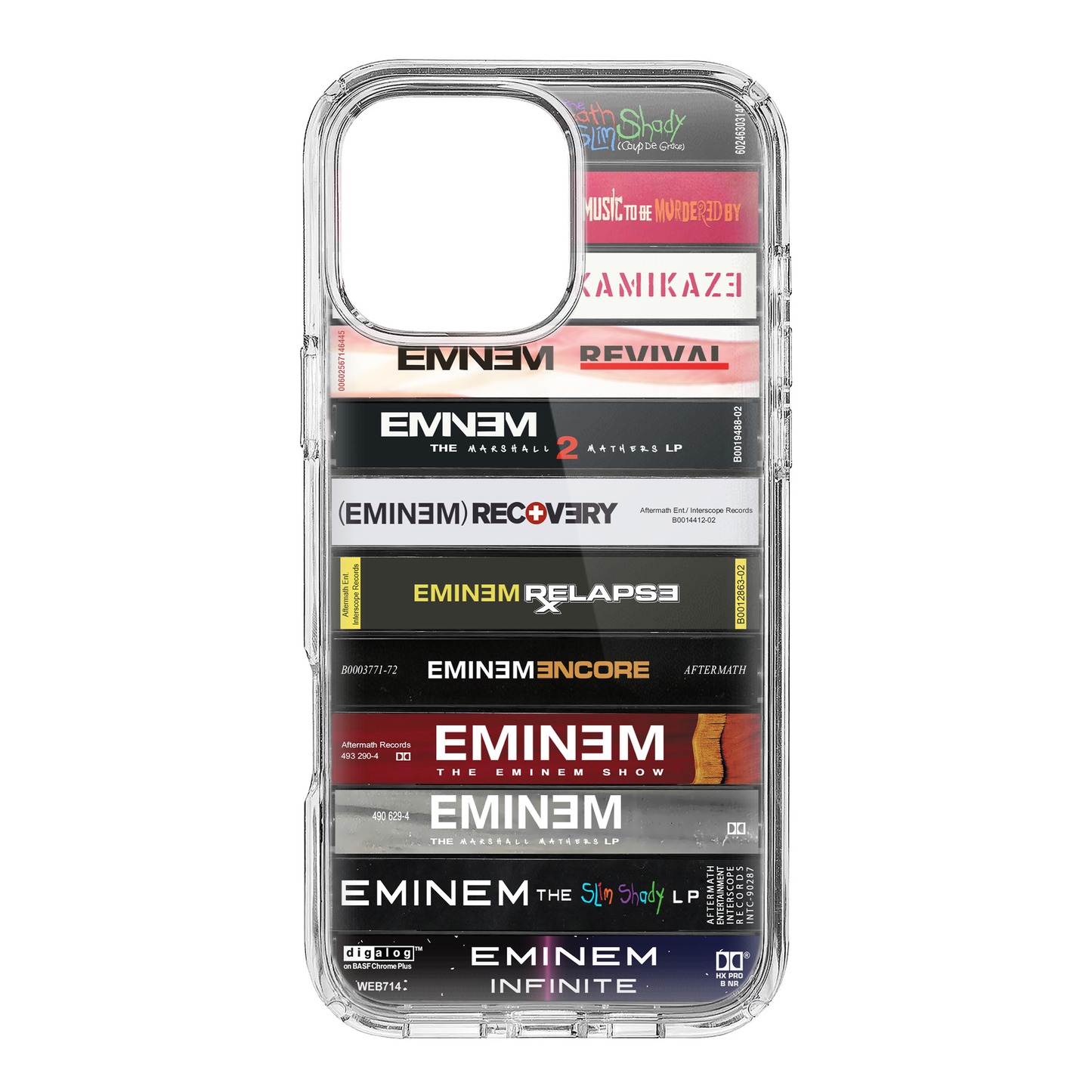 Eminem Albums Cassette Collection Retro MagSafe Phone Case