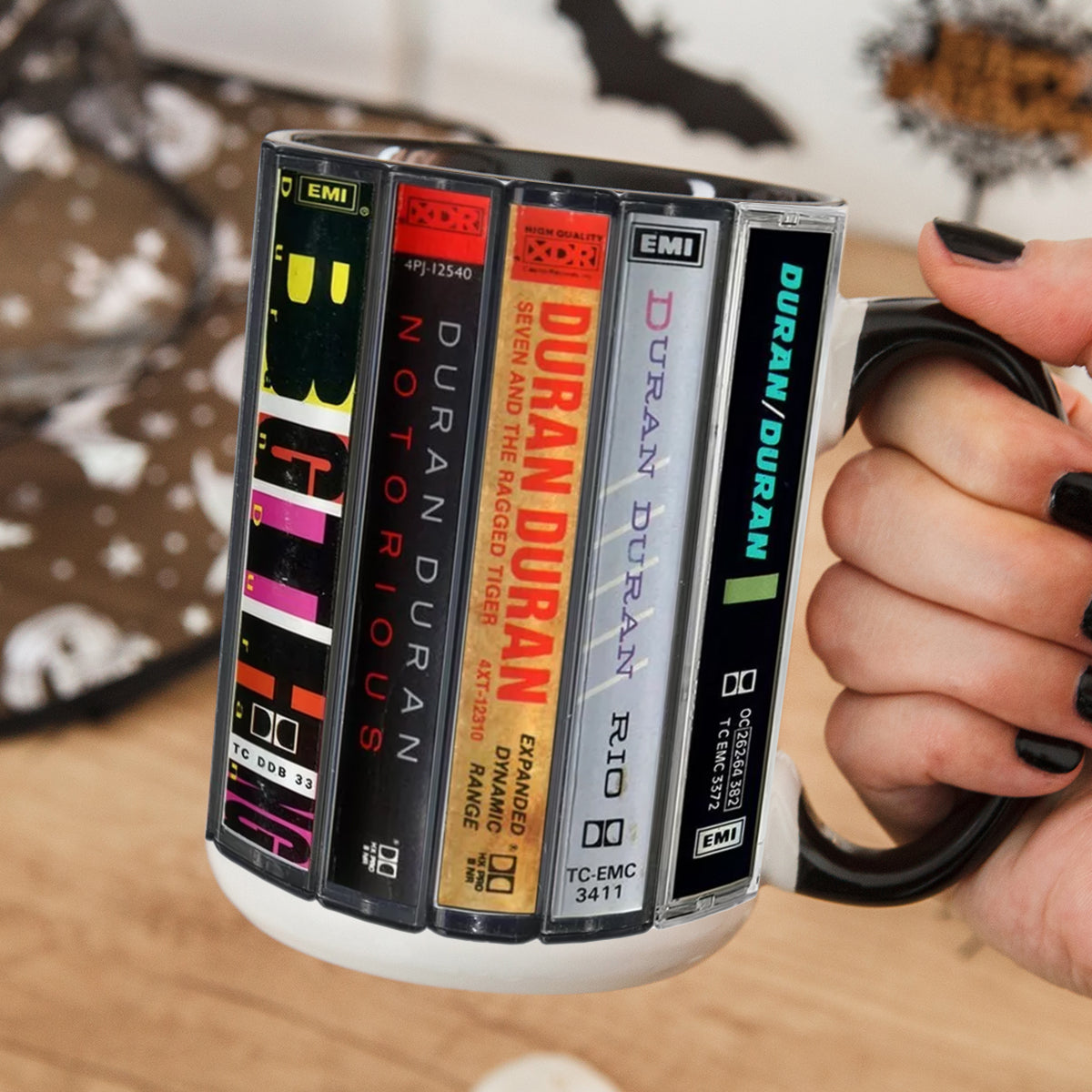 Duran Duran Albums Cassette Retro Collection Accent Mug