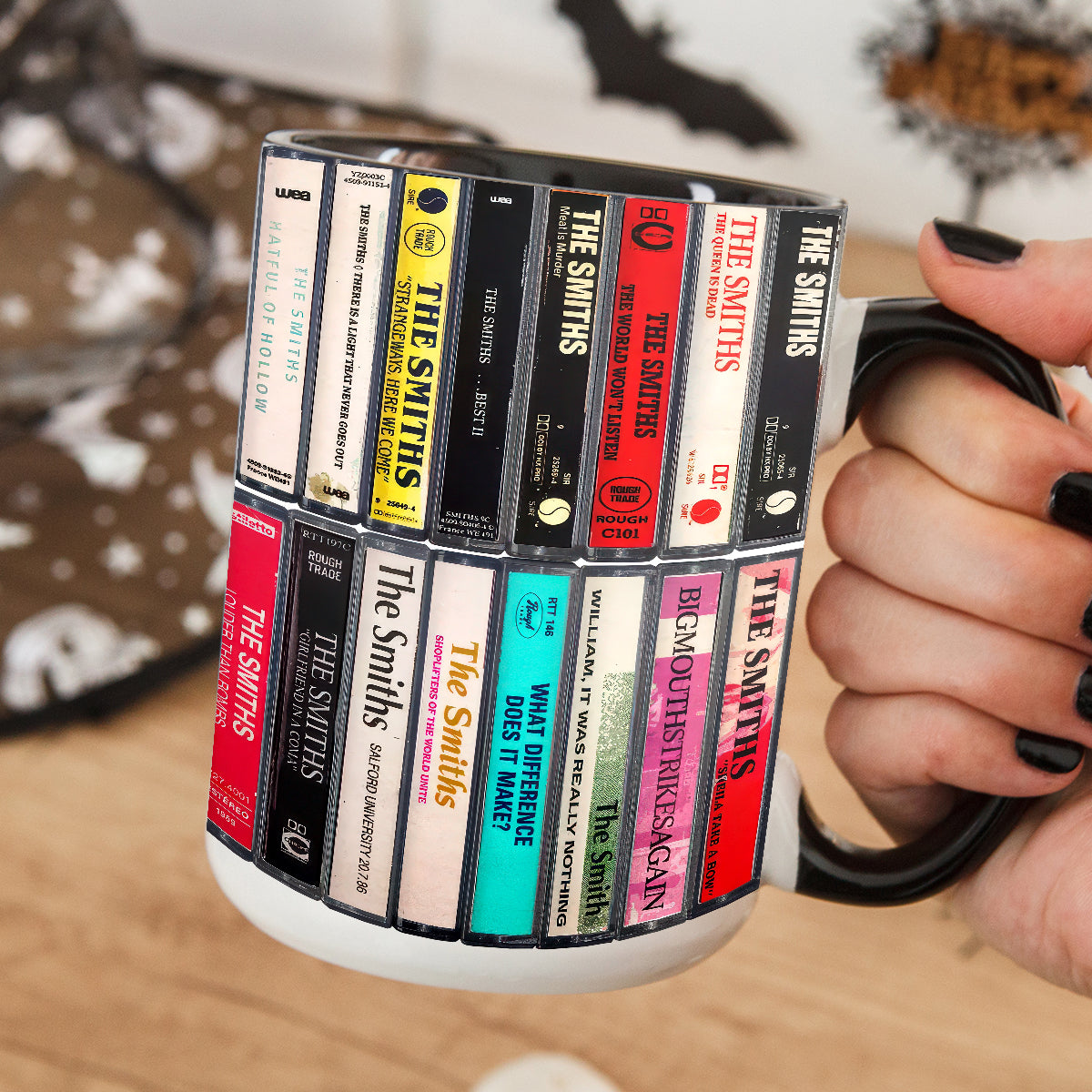 The Smiths Albums Cassette Extended Collection Retro Accent Mug