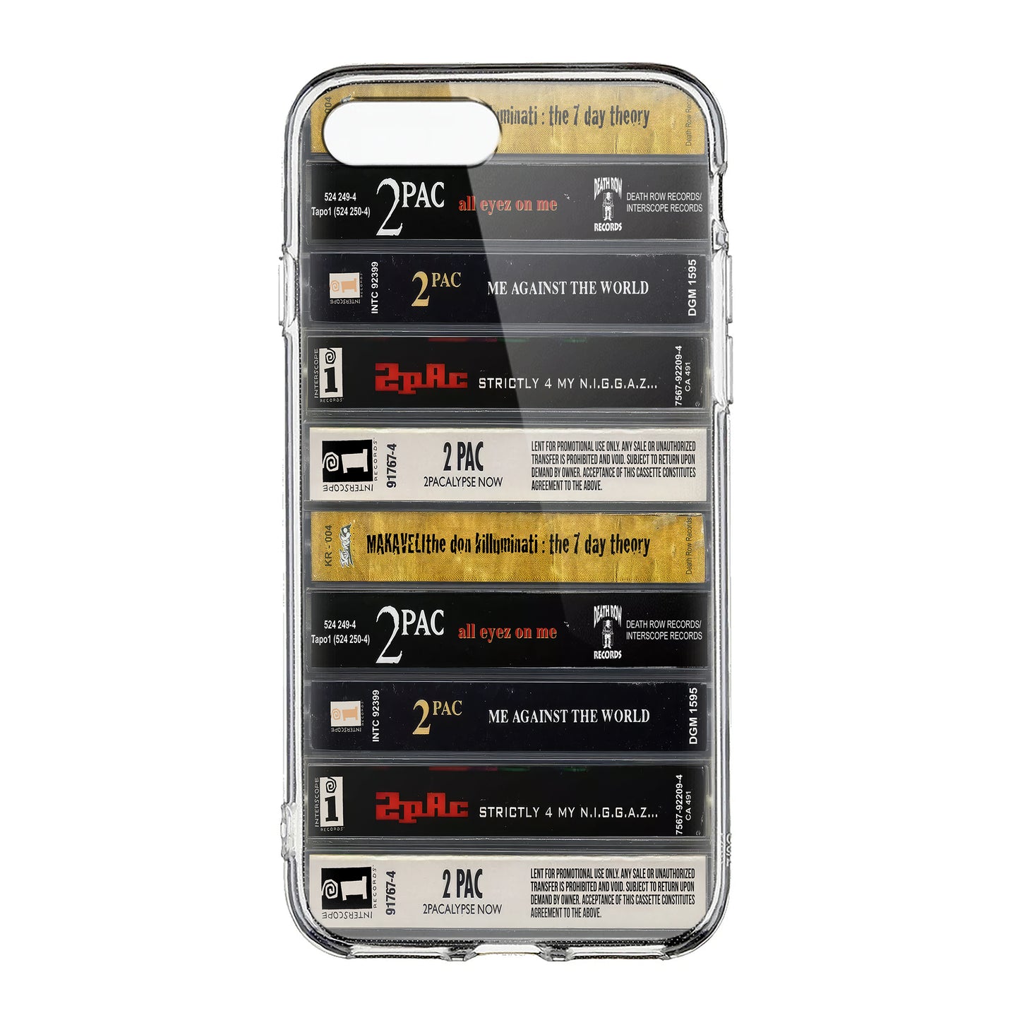 Tupac Albums Cassette Collection Retro MagSafe Phone Case