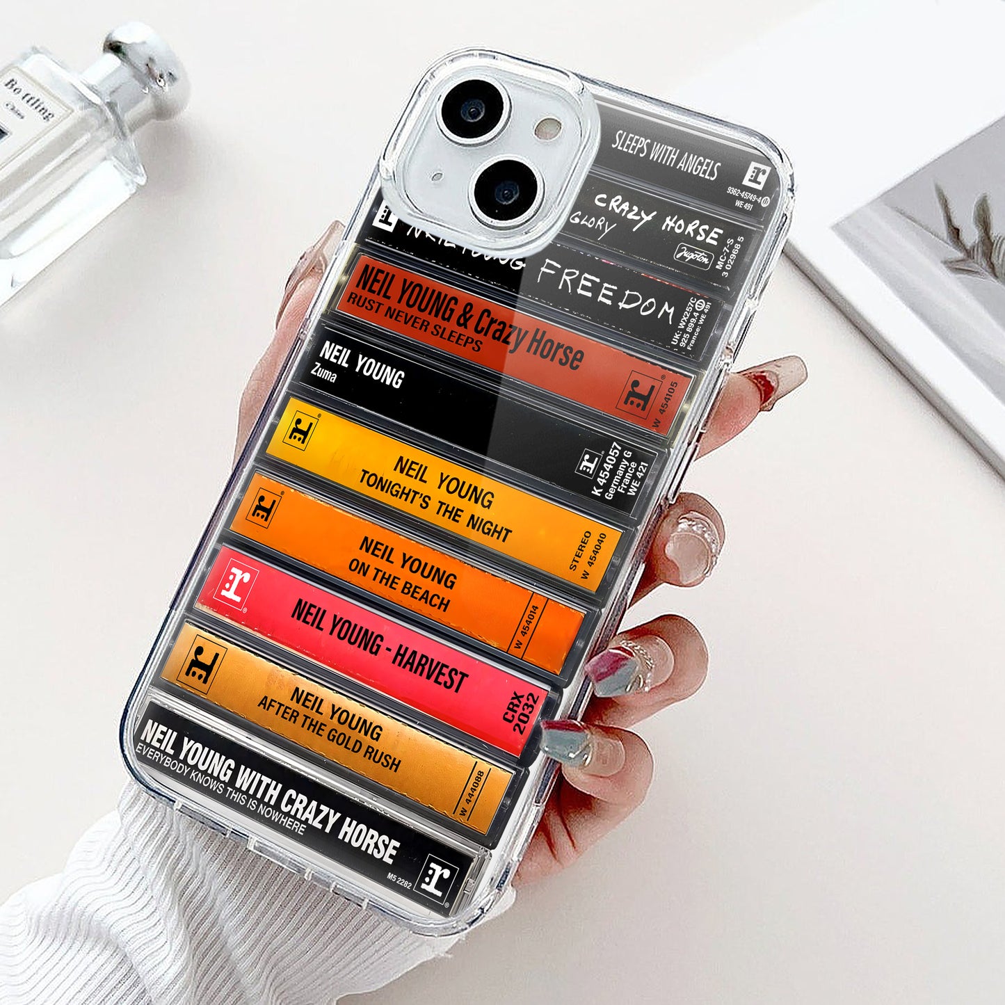 Neil Young Albums Cassette Collection Retro Phone Case