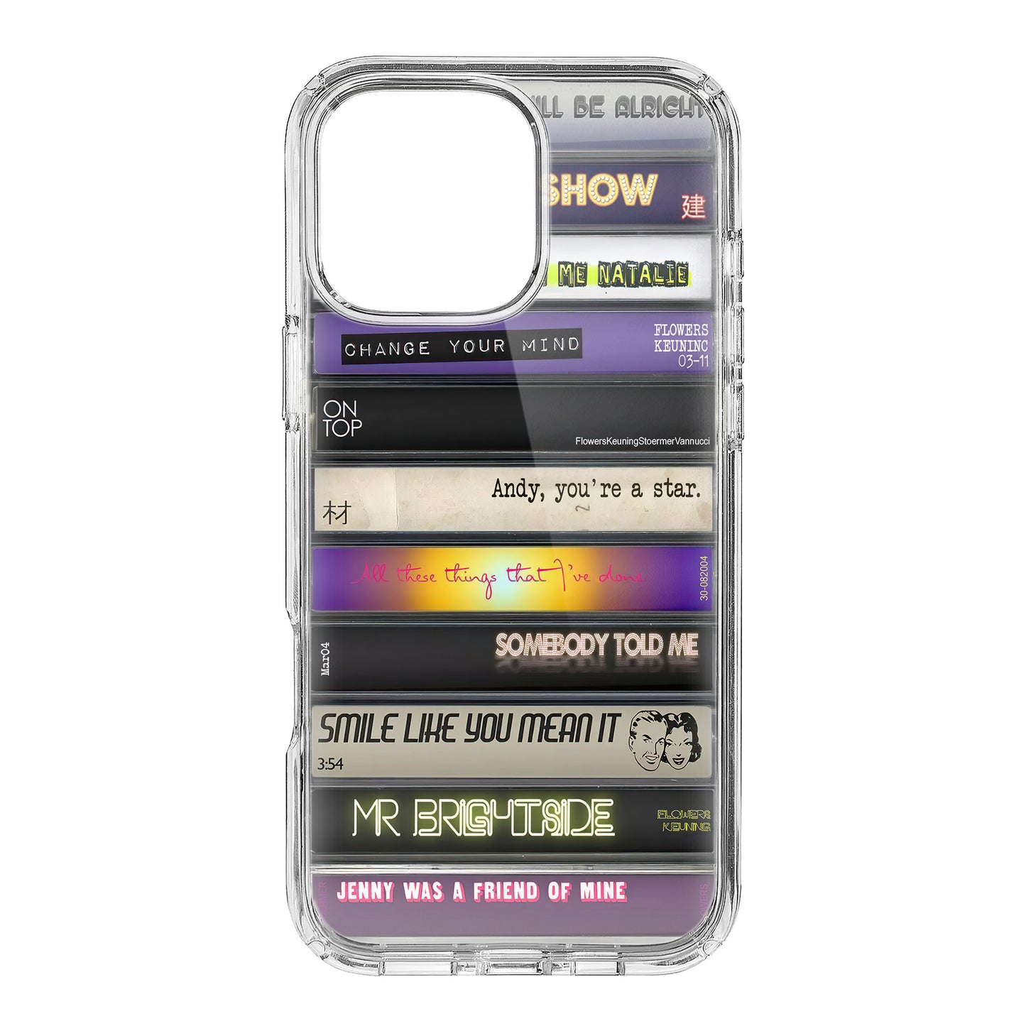 The Killers Hot Fuss Albums Cassette Collection Retro Phone Case