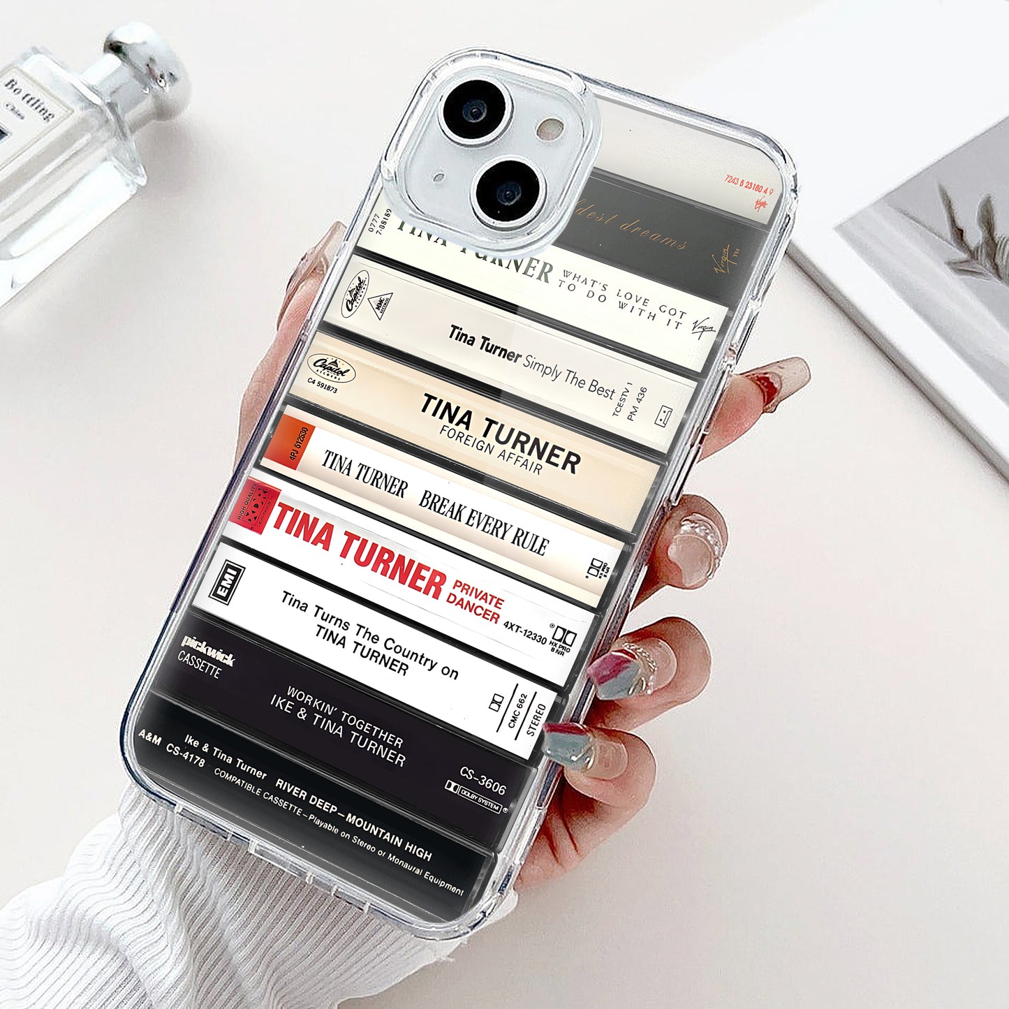Tina Turner Albums Cassette Collection Retro Phone Case