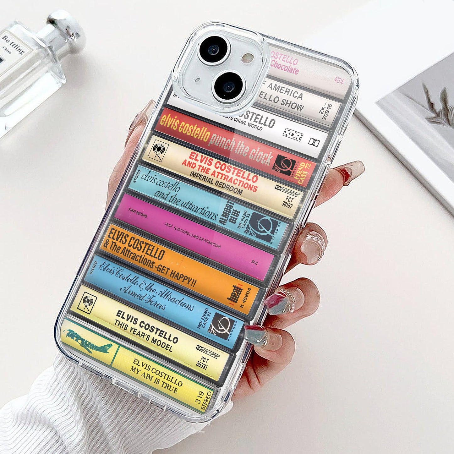Elvis Costello Albums Cassette Collection Retro Phone Case