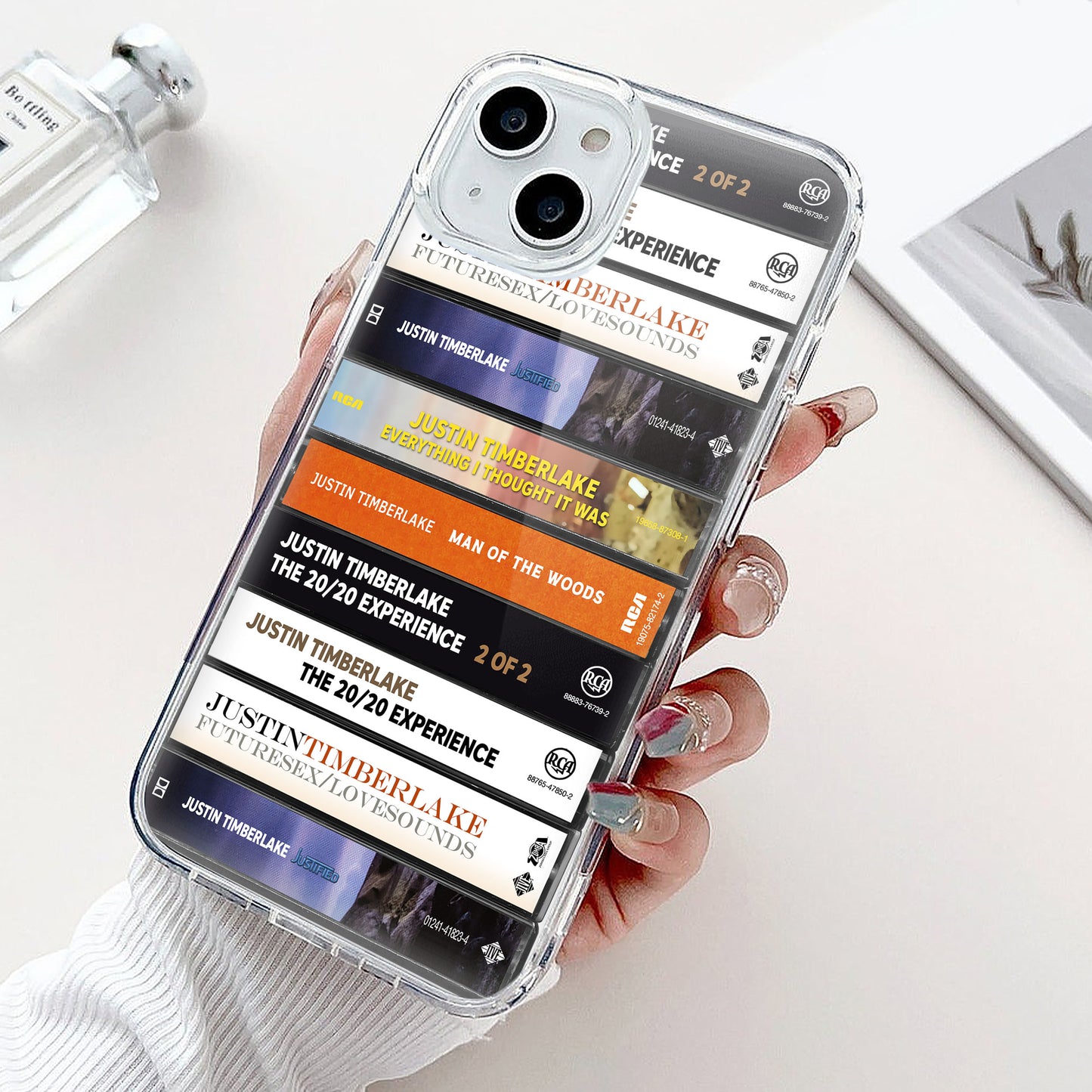 Justin Timberlake Albums Cassette Collection Retro Phone Case