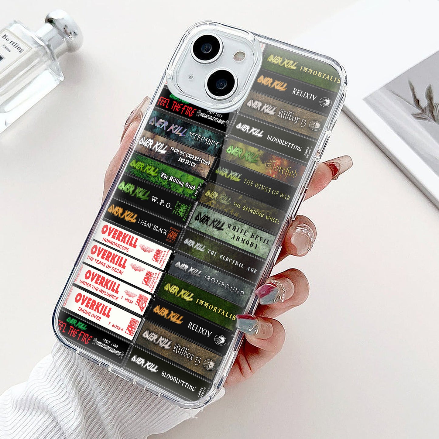 Overkill Albums Cassette Collection Retro Phone Case