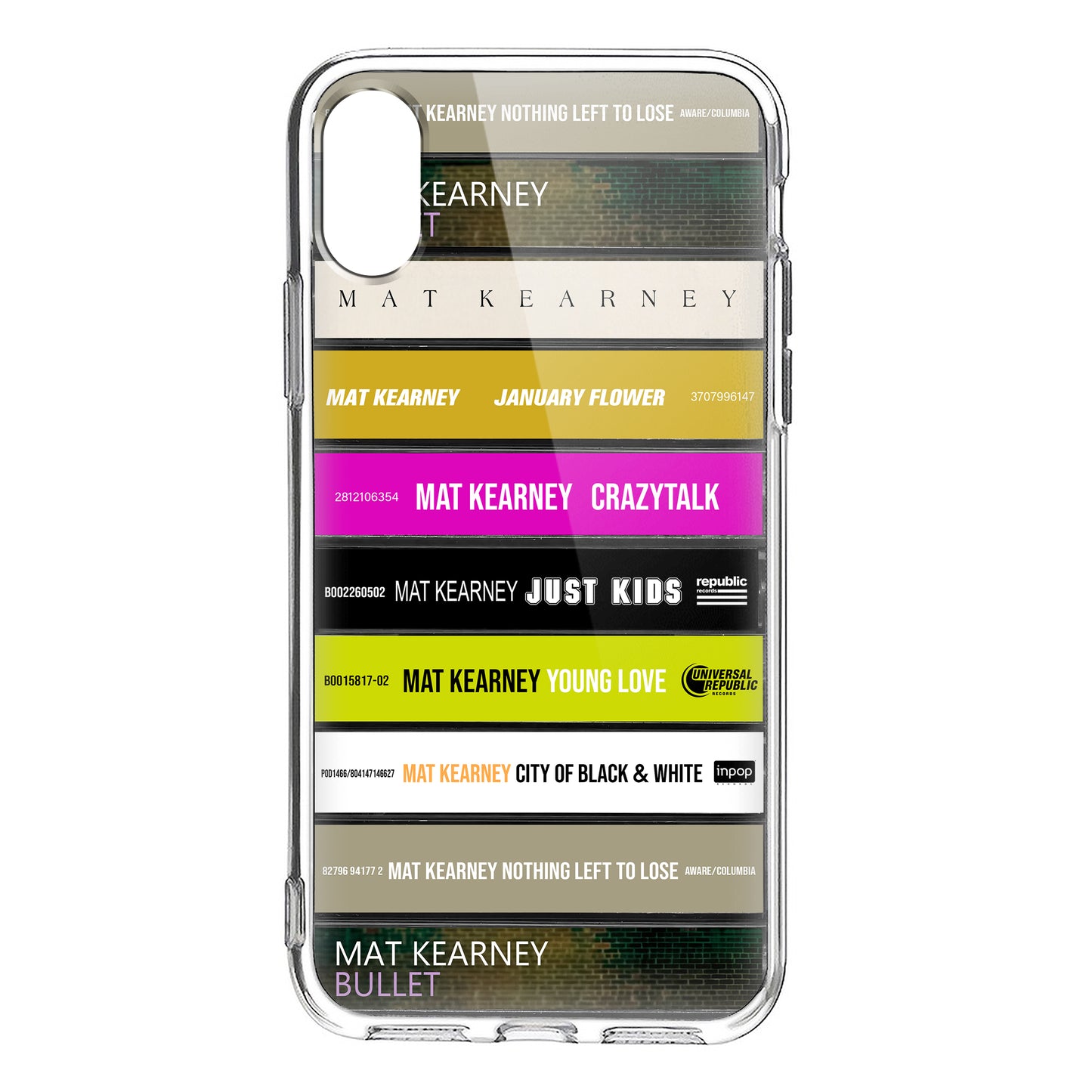 Mat Kearney Albums Cassette Collection Retro Phone Case