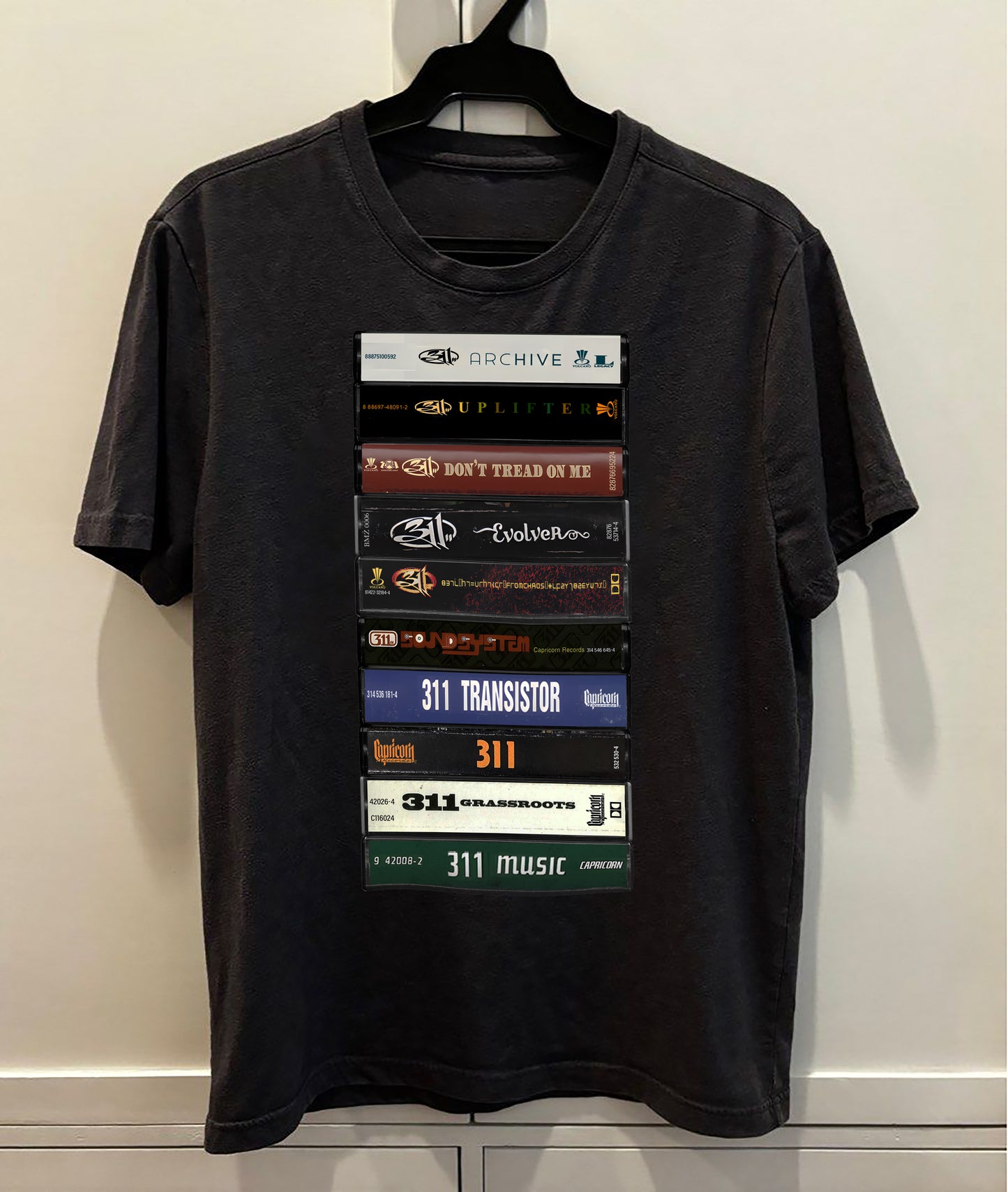 311 Albums Cassette Retro Collection Premium Unisex T-Shirt