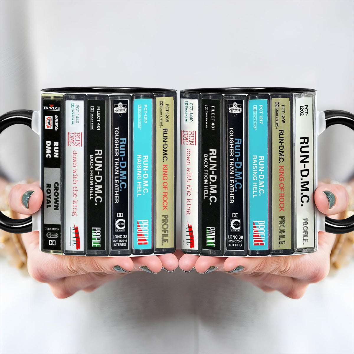 Run-D.M.C. Albums Cassette Retro Collection Accent Mug