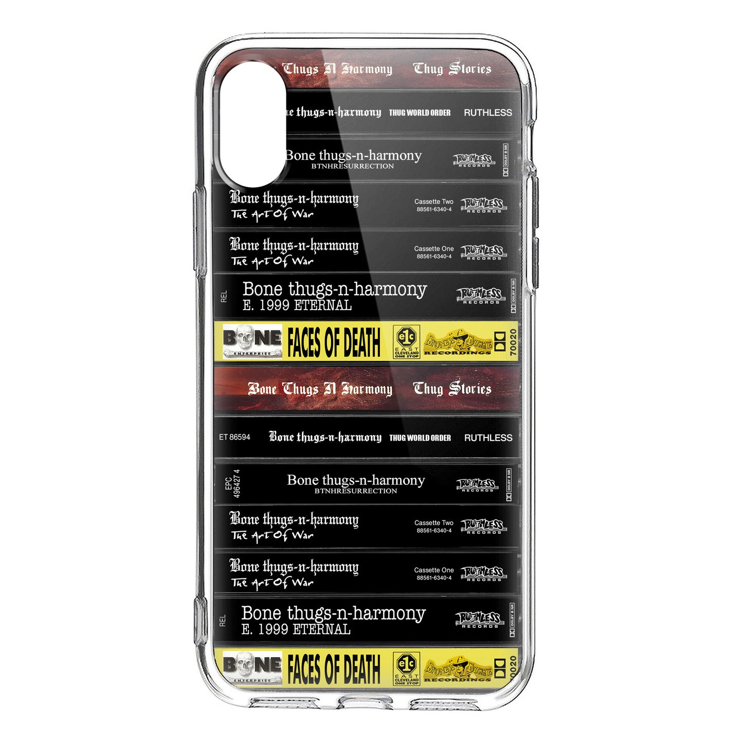 Bone Thugs-n-Harmony Albums Cassette Collection Retro Phone Case