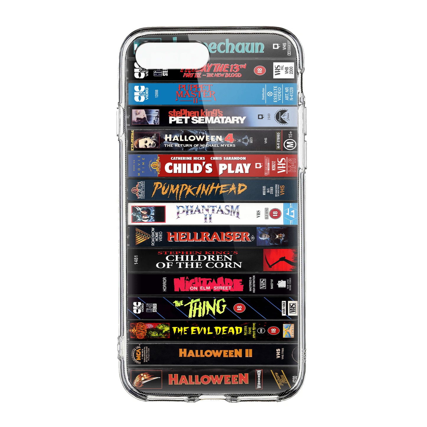 Iconic VHS Horror Movies Collection Phone Case