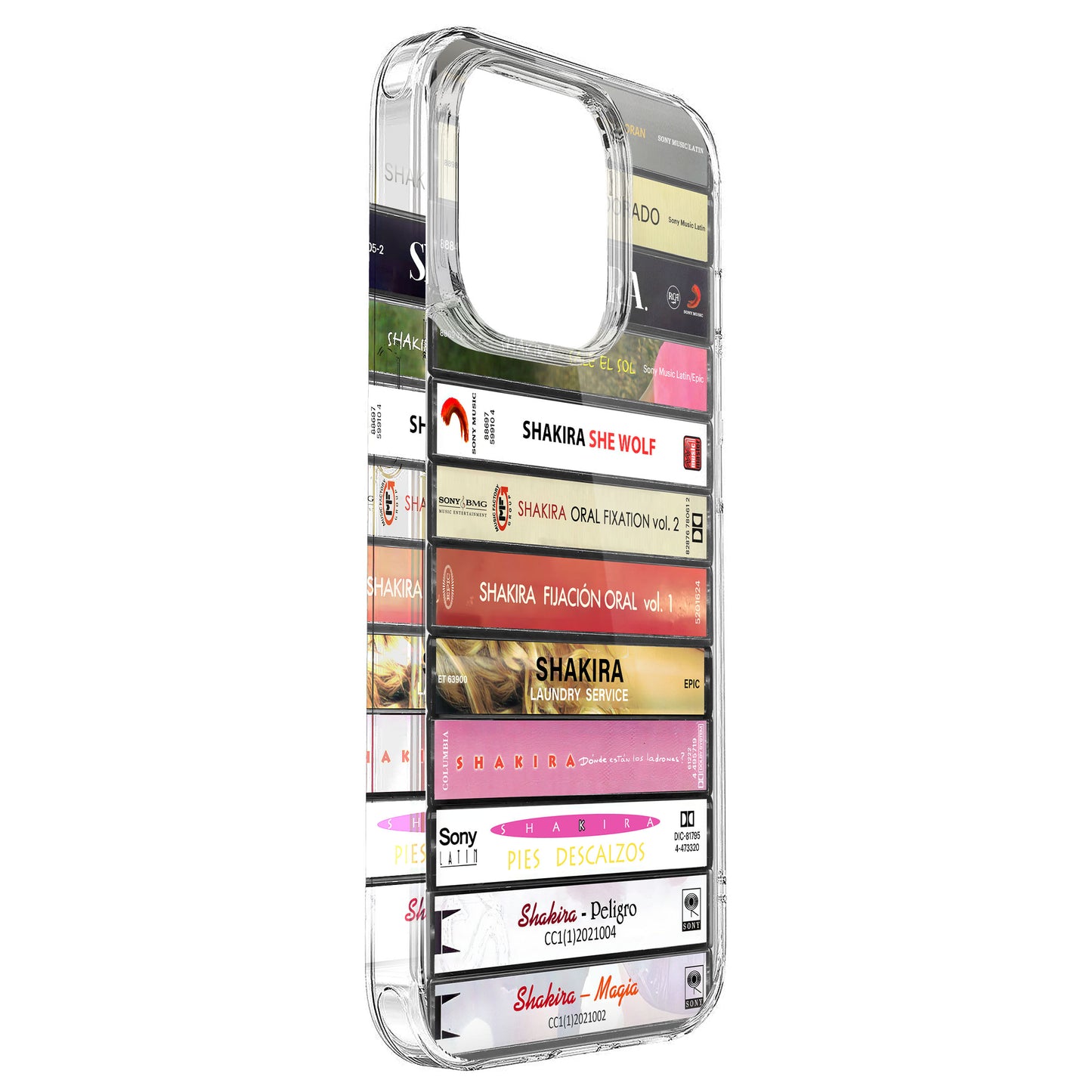 Shakira Albums Cassette Collection Retro Phone Case