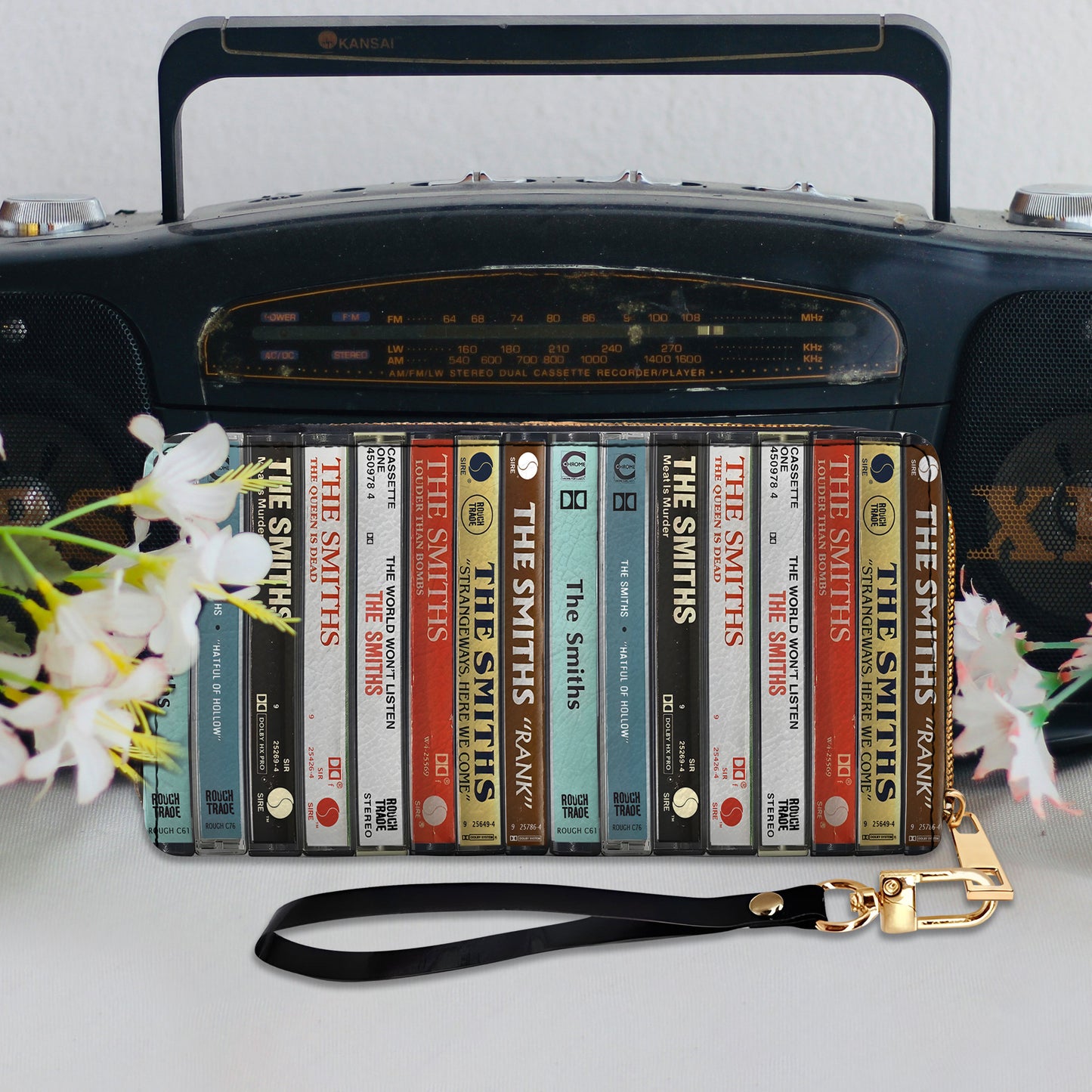 The Smiths Albums Cassette Vintage Leather Long Wallet