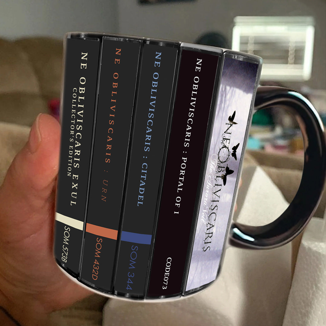 Ne Obliviscaris Albums Cassette Collection Retro Accent Mug