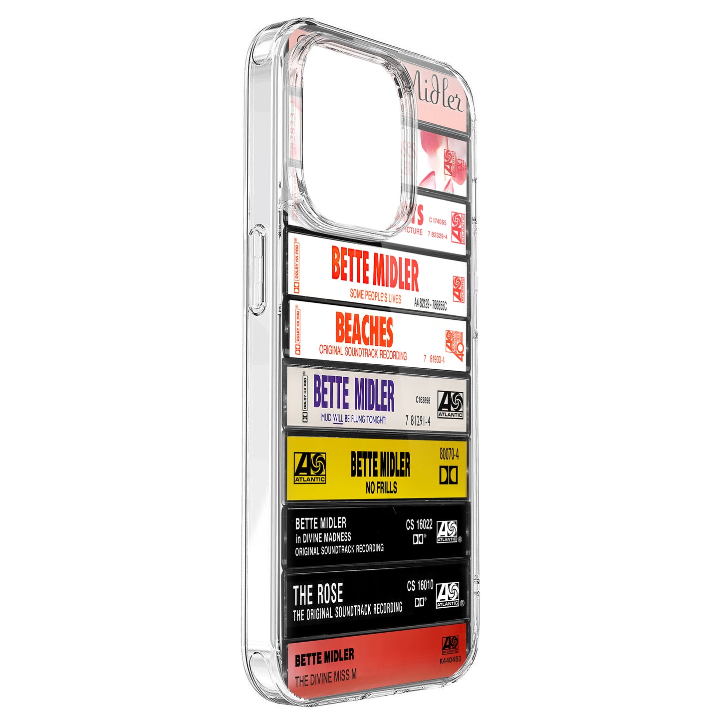 Bette Midler Albums Cassette Collection Retro Phone Case