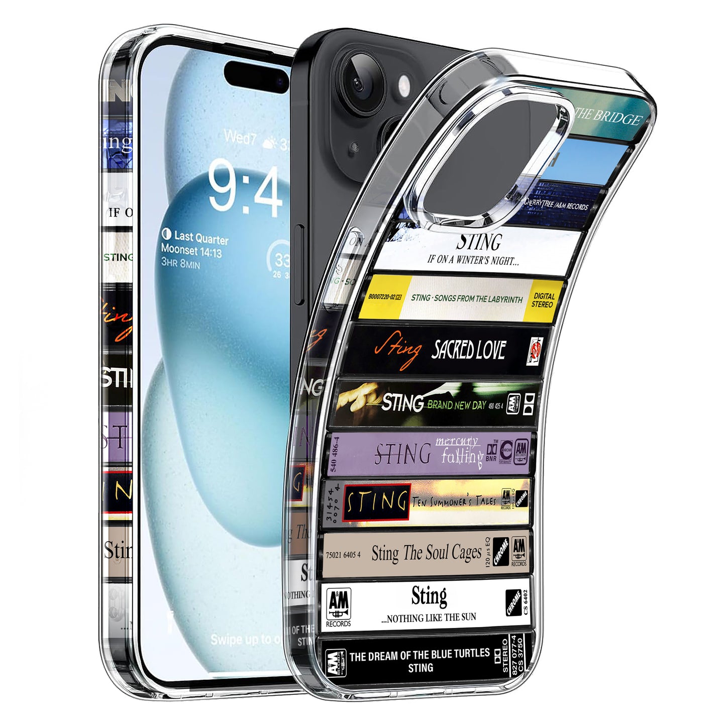 Sting Albums Cassette Collection Retro Phone Case