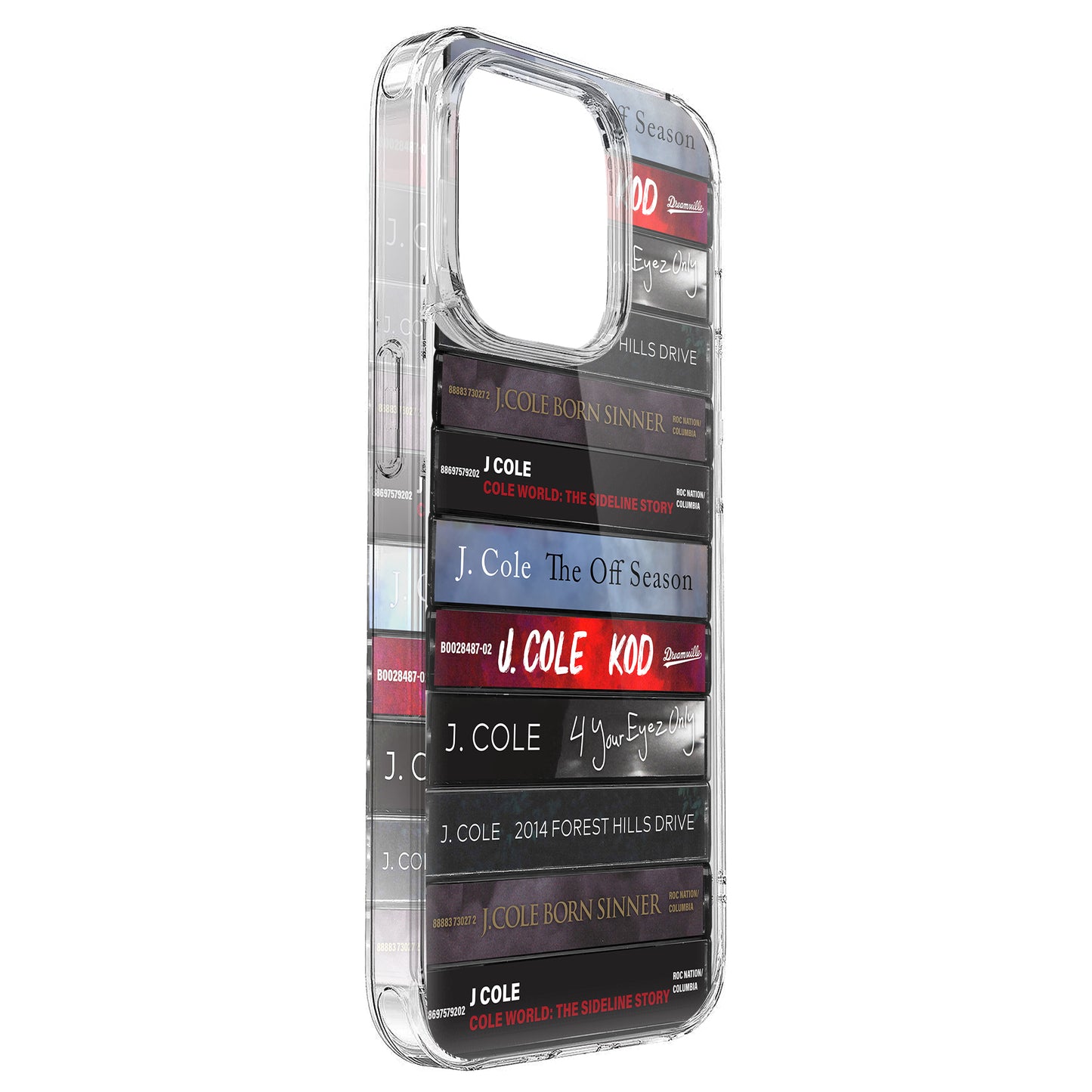 J.Cole Albums Cassette Collection Retro Phone Case