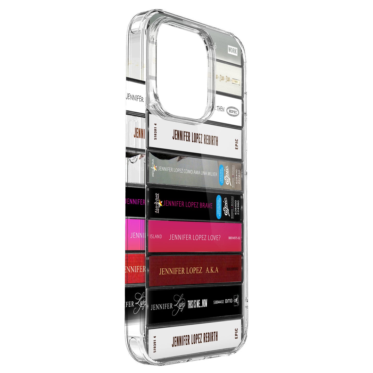 Jennifer Lopez Albums Cassette Collection Retro Phone Case