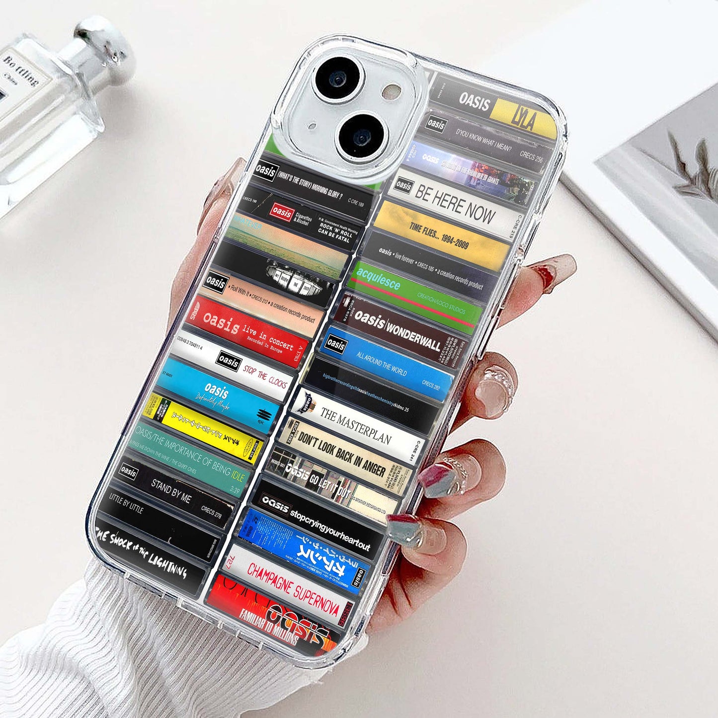 Oasis Albums Cassette Collection Retro MagSafe Phone Case