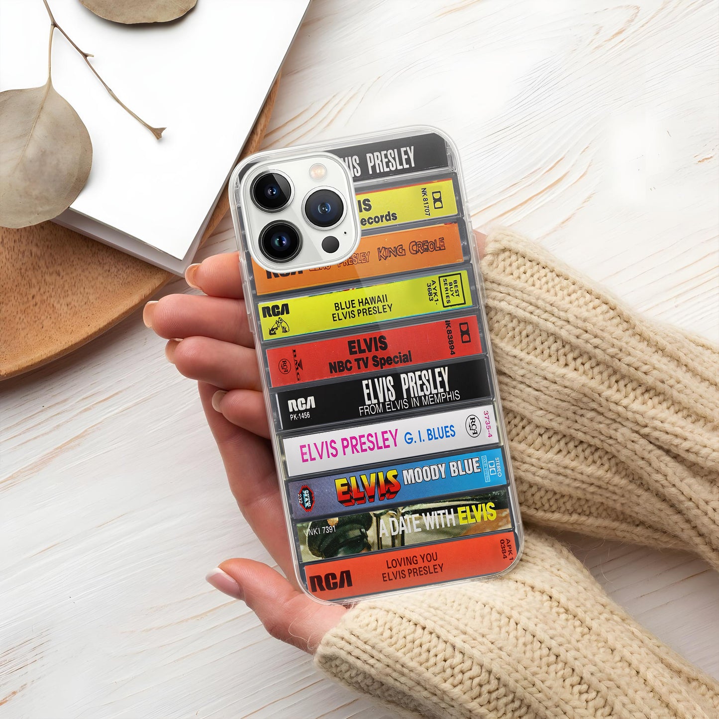 Elvis Presley Albums Cassette Collection Retro MagSafe Phone Case