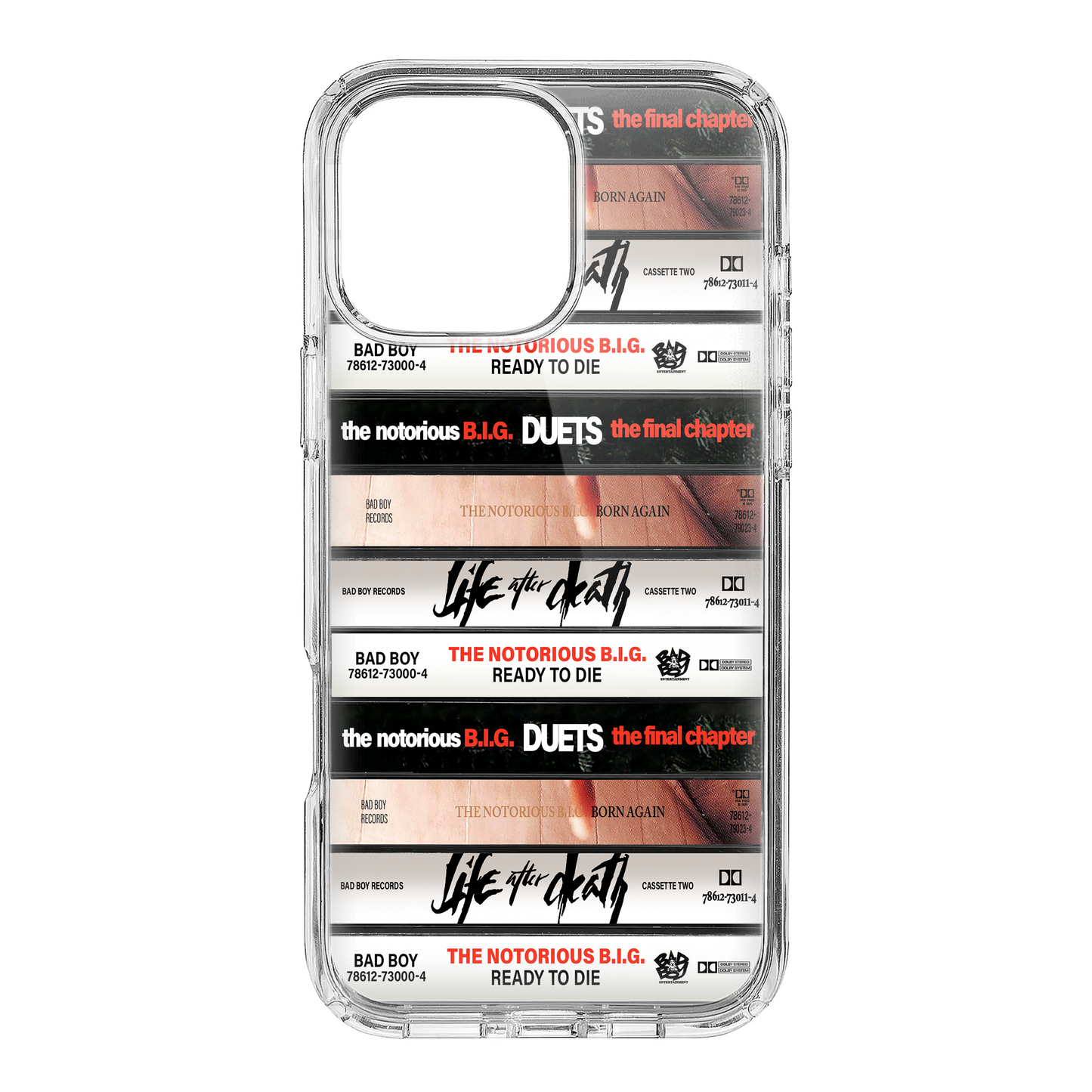 The Notorious B.I.G. Albums Cassette Collection Retro Phone Case