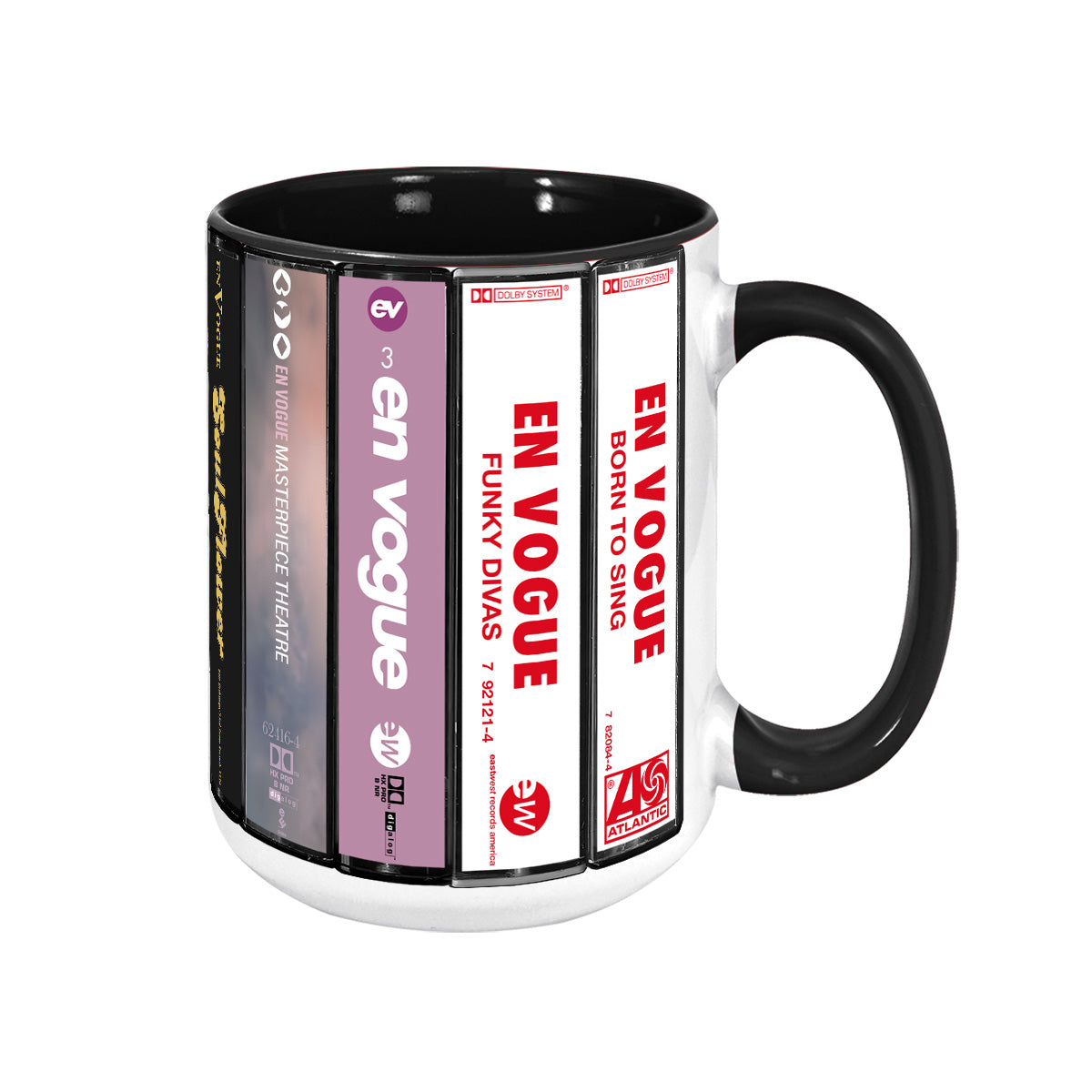 En Vogue Albums Cassette Collection Retro Accent Mug